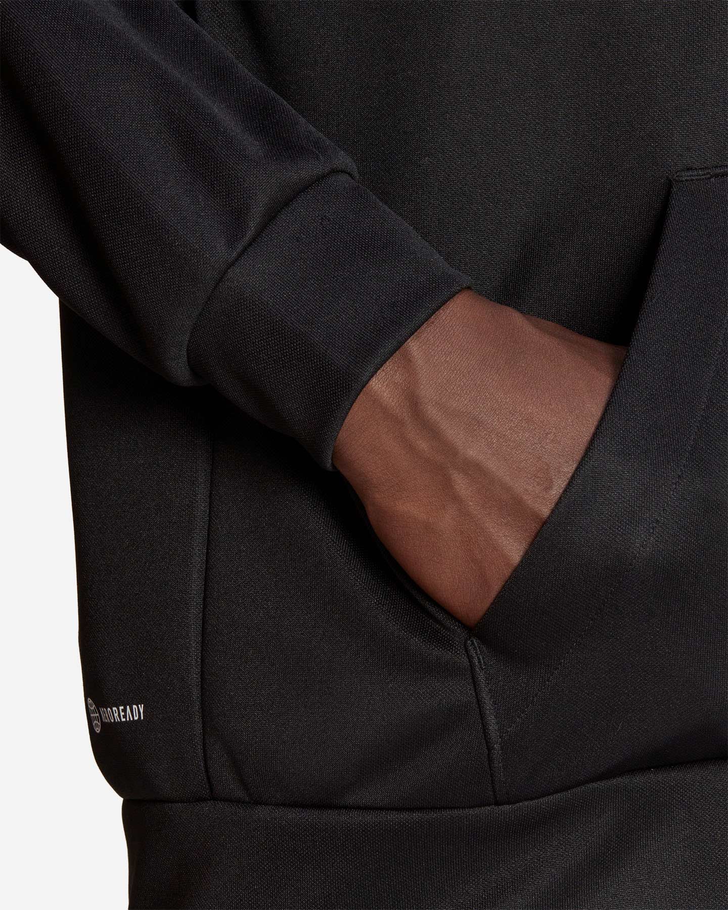 Felpa training ADIDAS CLASSIC M - Nero - 4 | Cisalfa Sport