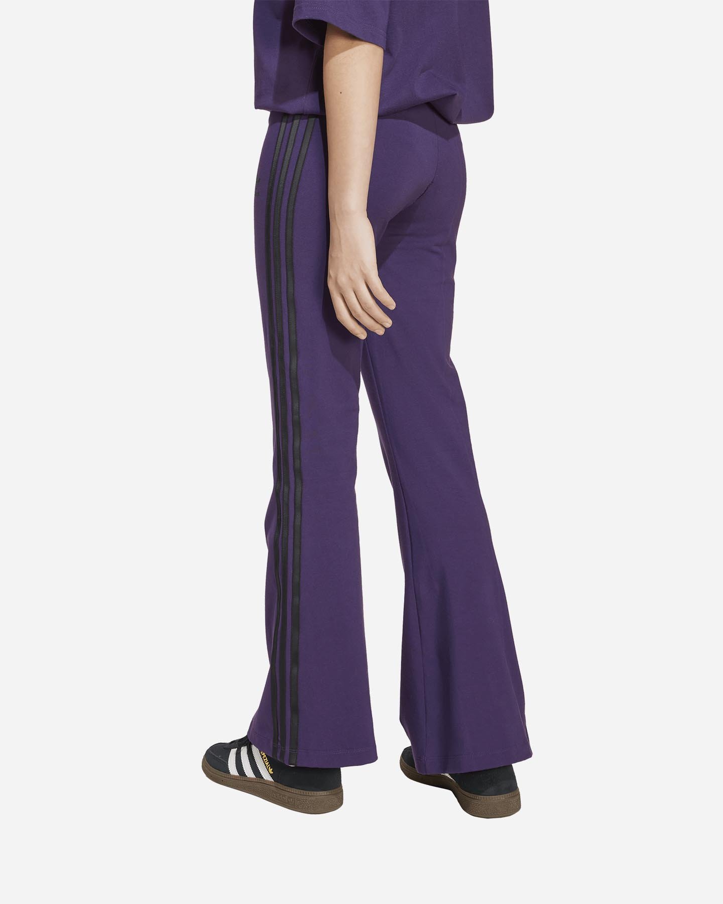 Leggings ADIDAS 3STRIPES JR - Viola - 2 | Cisalfa Sport