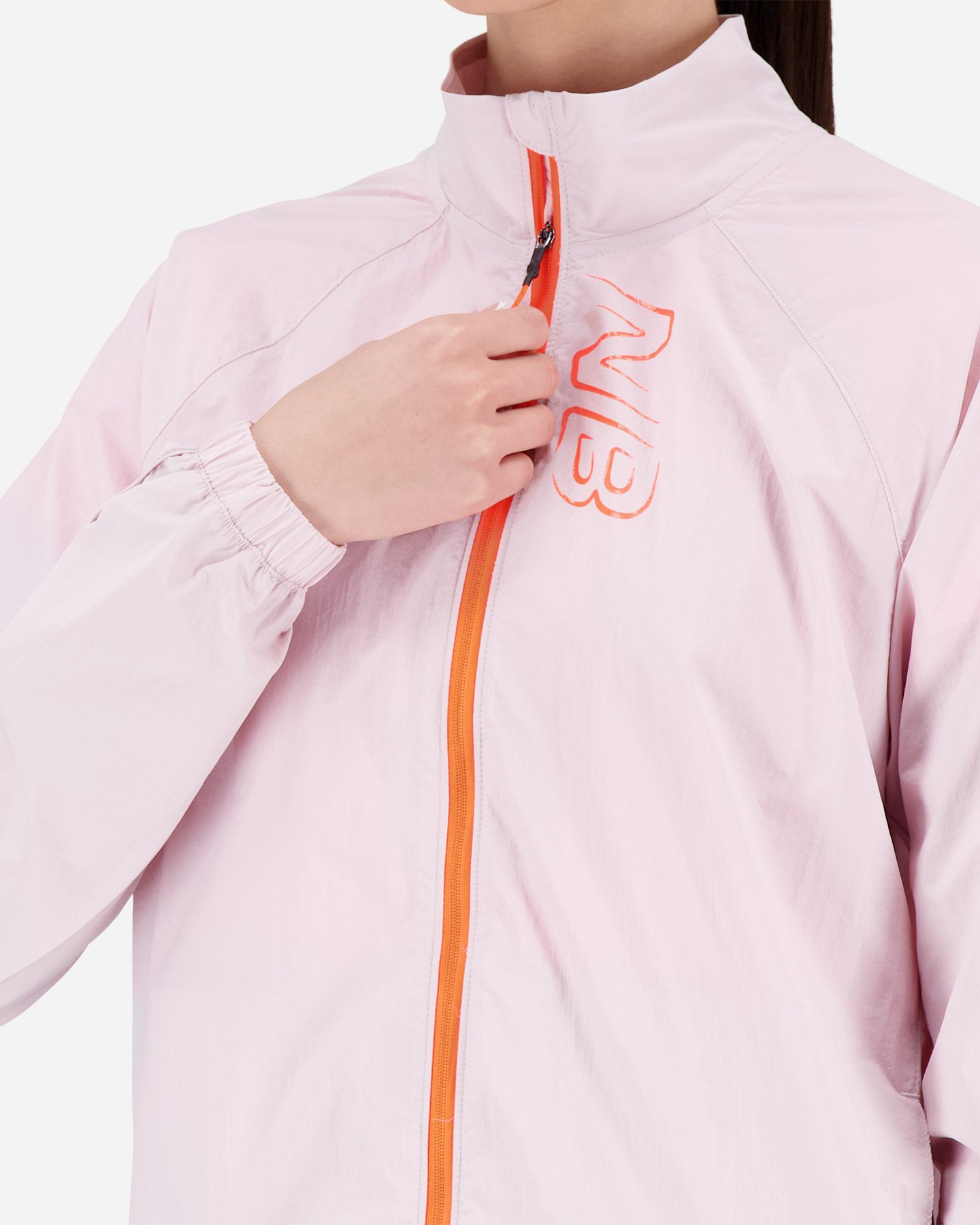 Giacca running NEW BALANCE PRNTD IMPACT RUN W - Rosa - 4 | Cisalfa Sport
