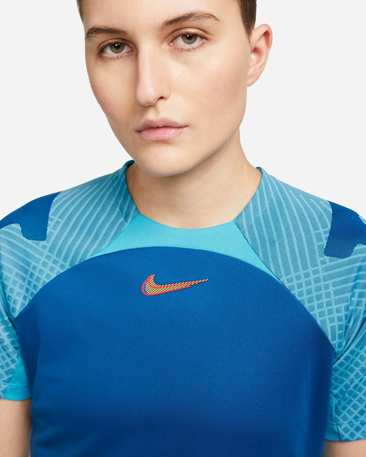 Maglia calcio NIKE ACADEMY DRI FIT STRIKE W - Blu - 2 | Cisalfa Sport