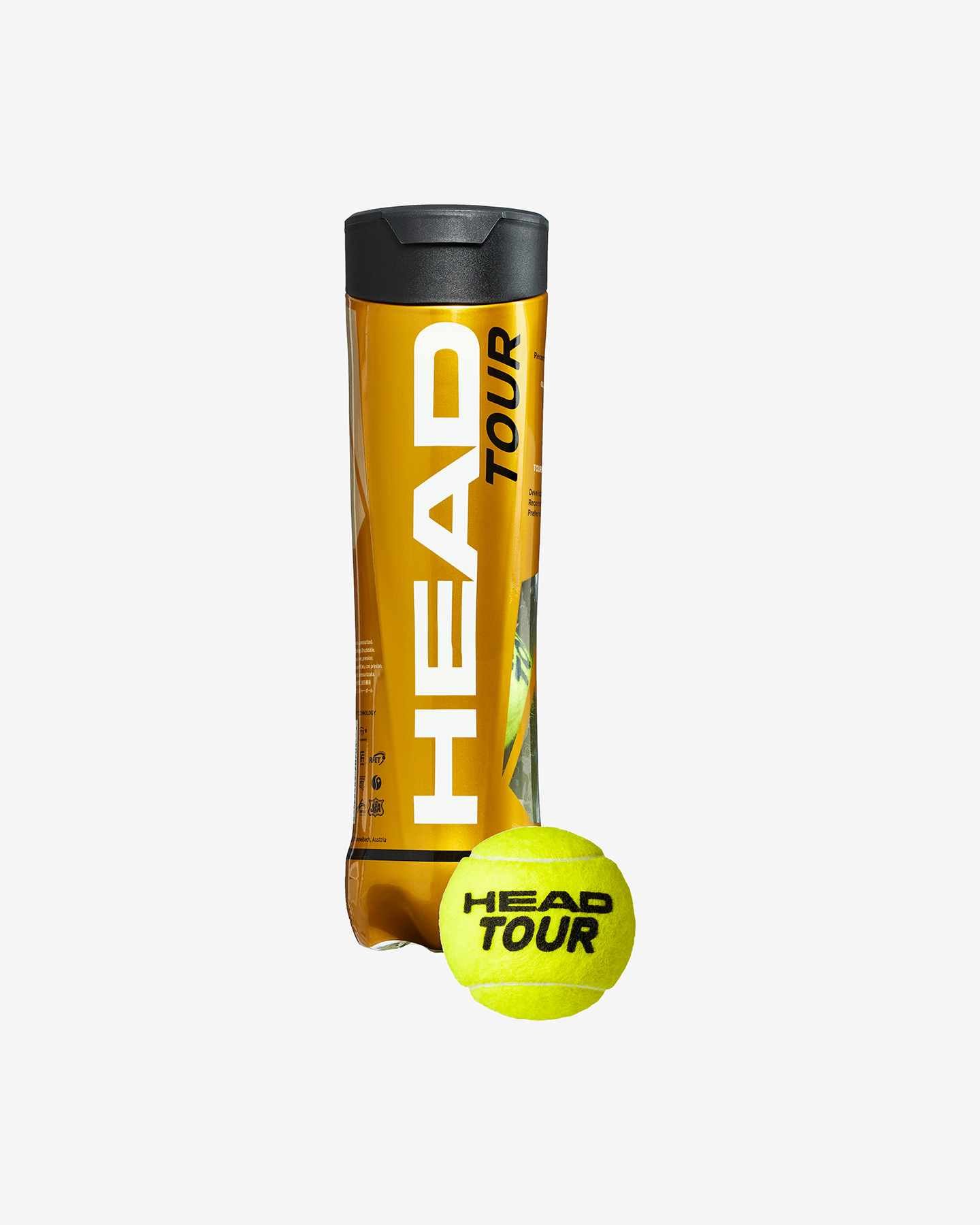 Palle tennis HEAD TOUR 4 - Giallo - 0 | Cisalfa Sport
