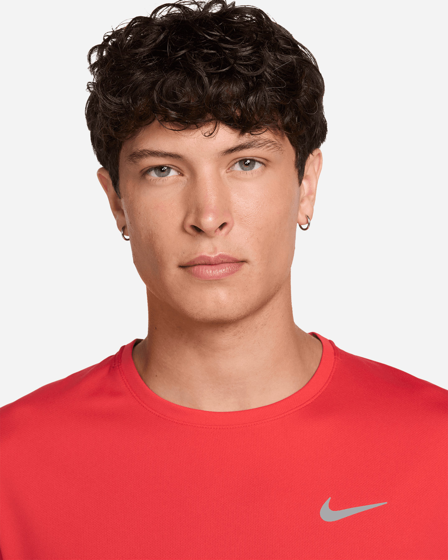 T-shirt running NIKE MILER M - Rosso - 2 | Cisalfa Sport