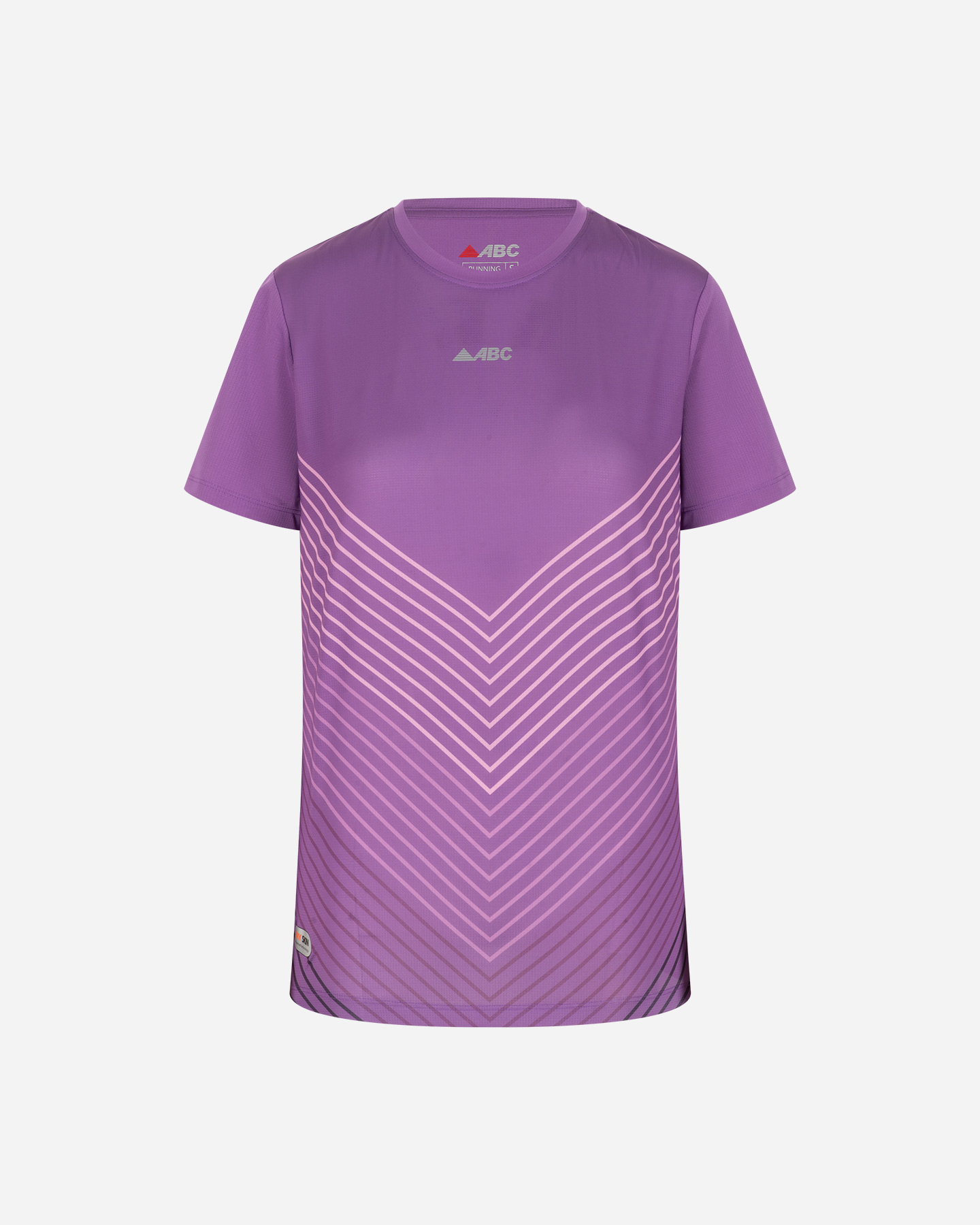 T-shirt running ABC ESSENTIAL W - Viola - 0 | Cisalfa Sport