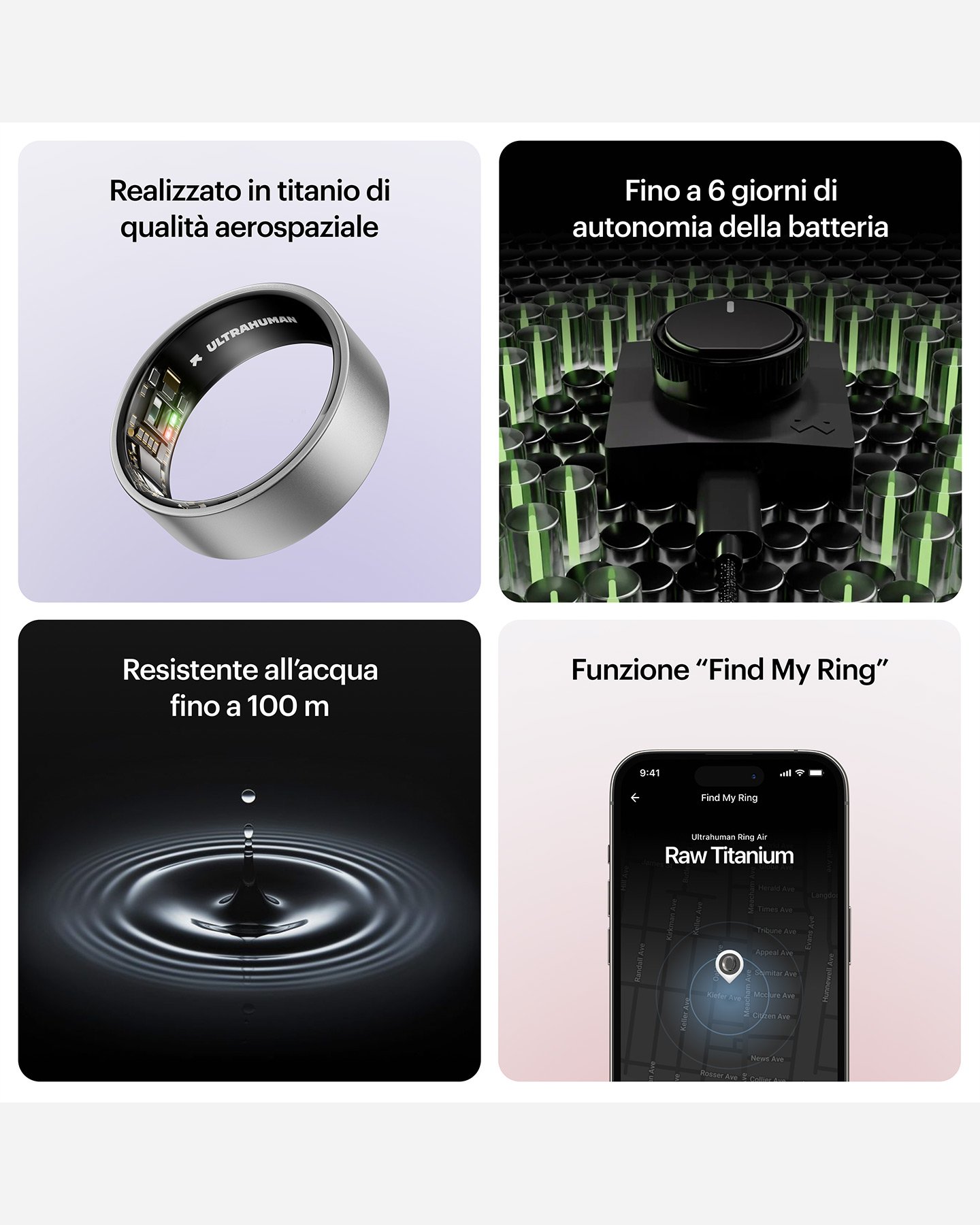 Fitness tracker ULTRAHUMAN AIR  - Argento - 4 | Cisalfa Sport