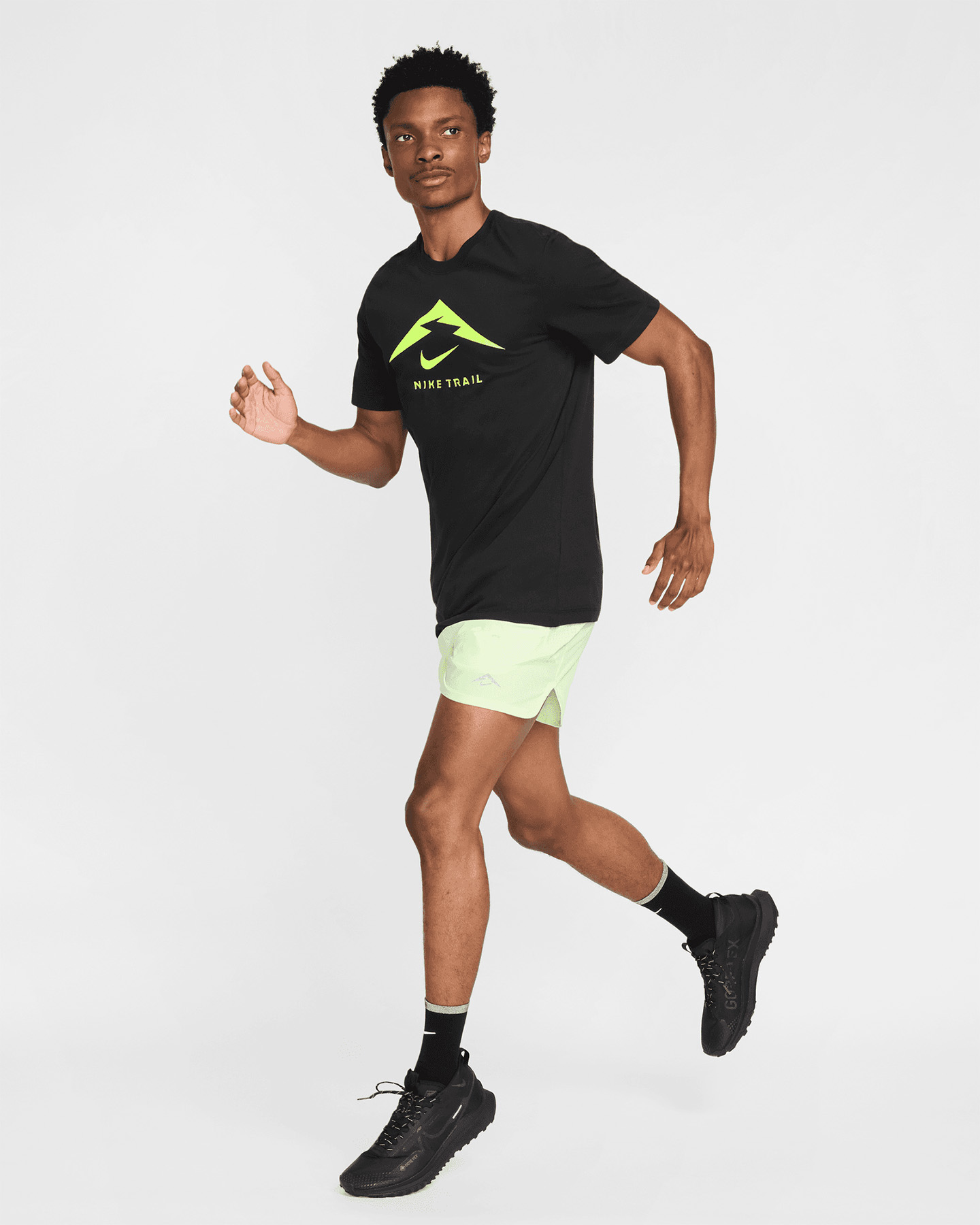 T-shirt running NIKE TRAIL DRI FIT M - Nero - 2 | Cisalfa Sport