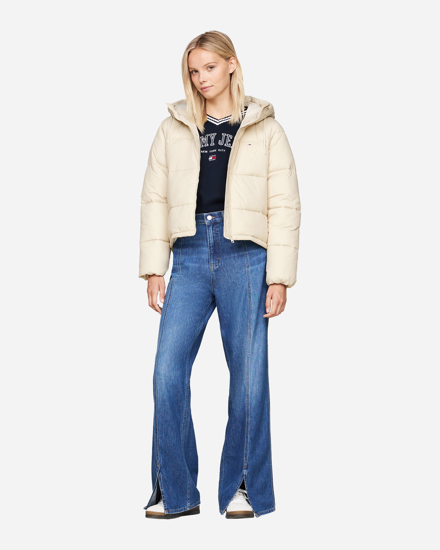 Giubbotto TOMMY HILFIGER VAIL PUFFER W - Beige - 2 | Cisalfa Sport