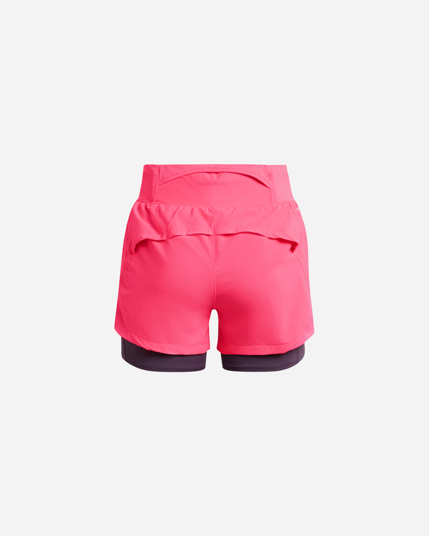 Short running UNDER ARMOUR RUN ELITE 2IN SPEEDPOCKET W - Rosa - 1 | Cisalfa Sport
