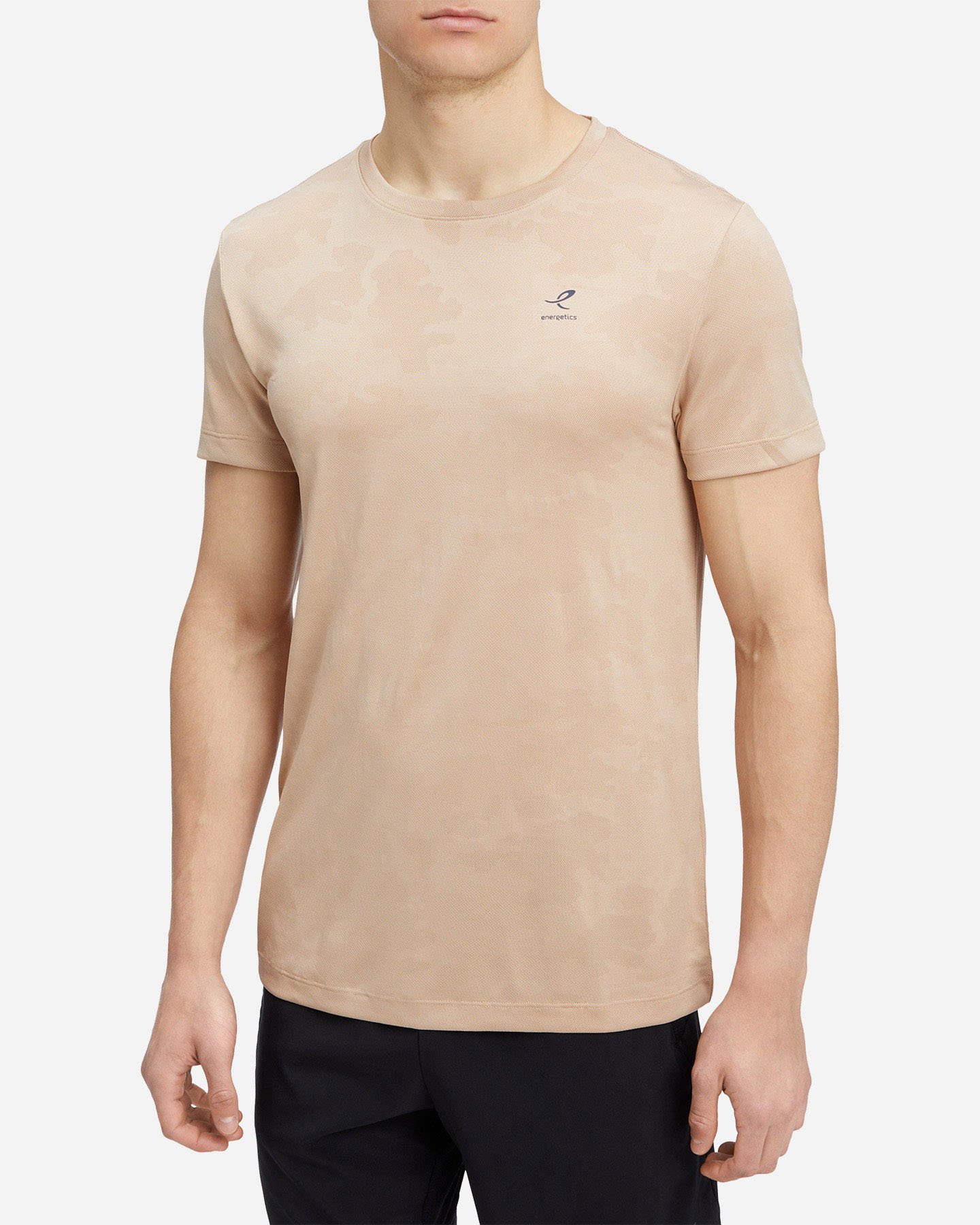 T-shirt training ENERGETICS FABIO ALL OVER PRINTED M - Beige - 1 | Cisalfa Sport