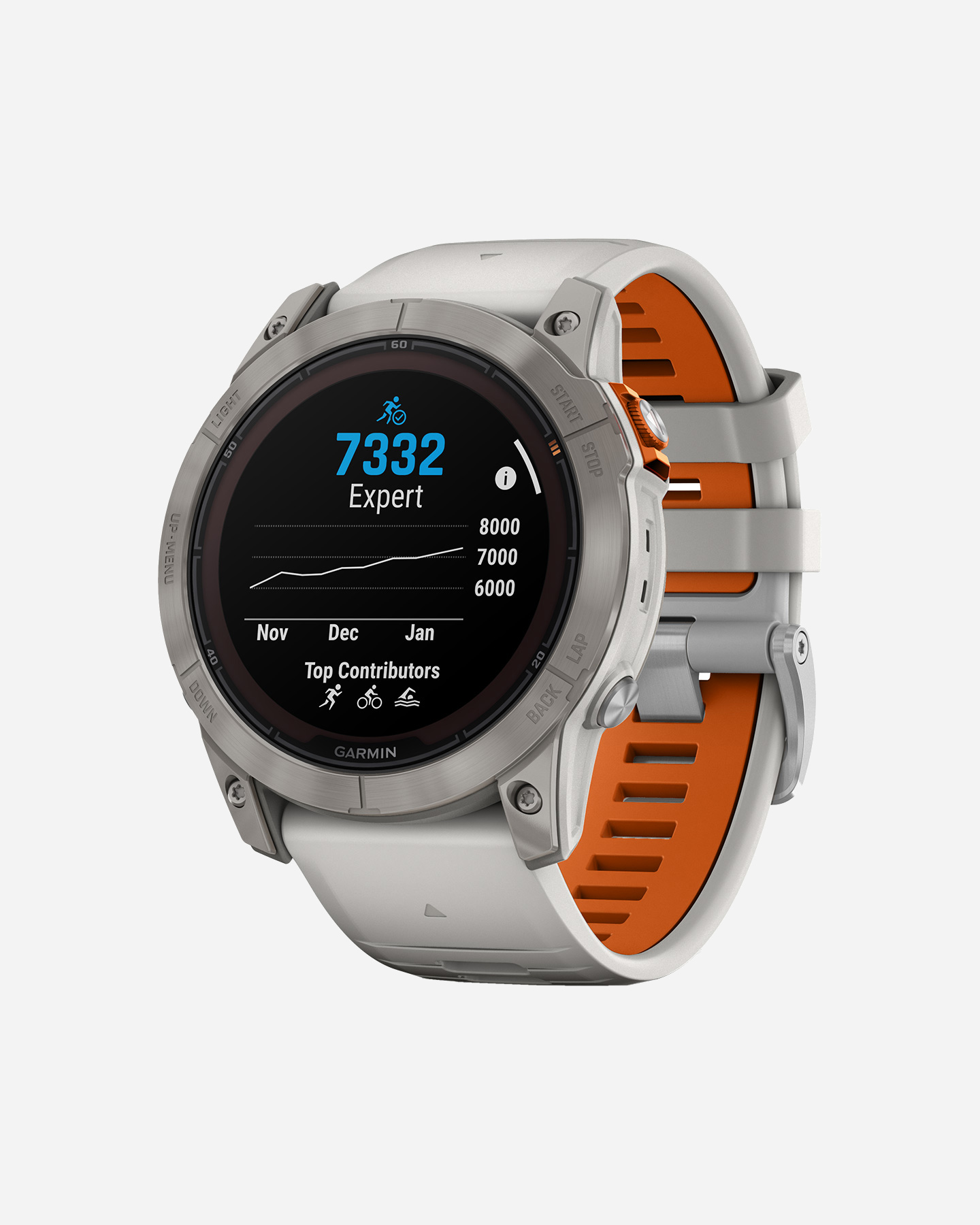 Orologio multifunzione GARMIN FENIX 7X PRO SAPH SOLAR  - Arancione - 2 | Cisalfa Sport