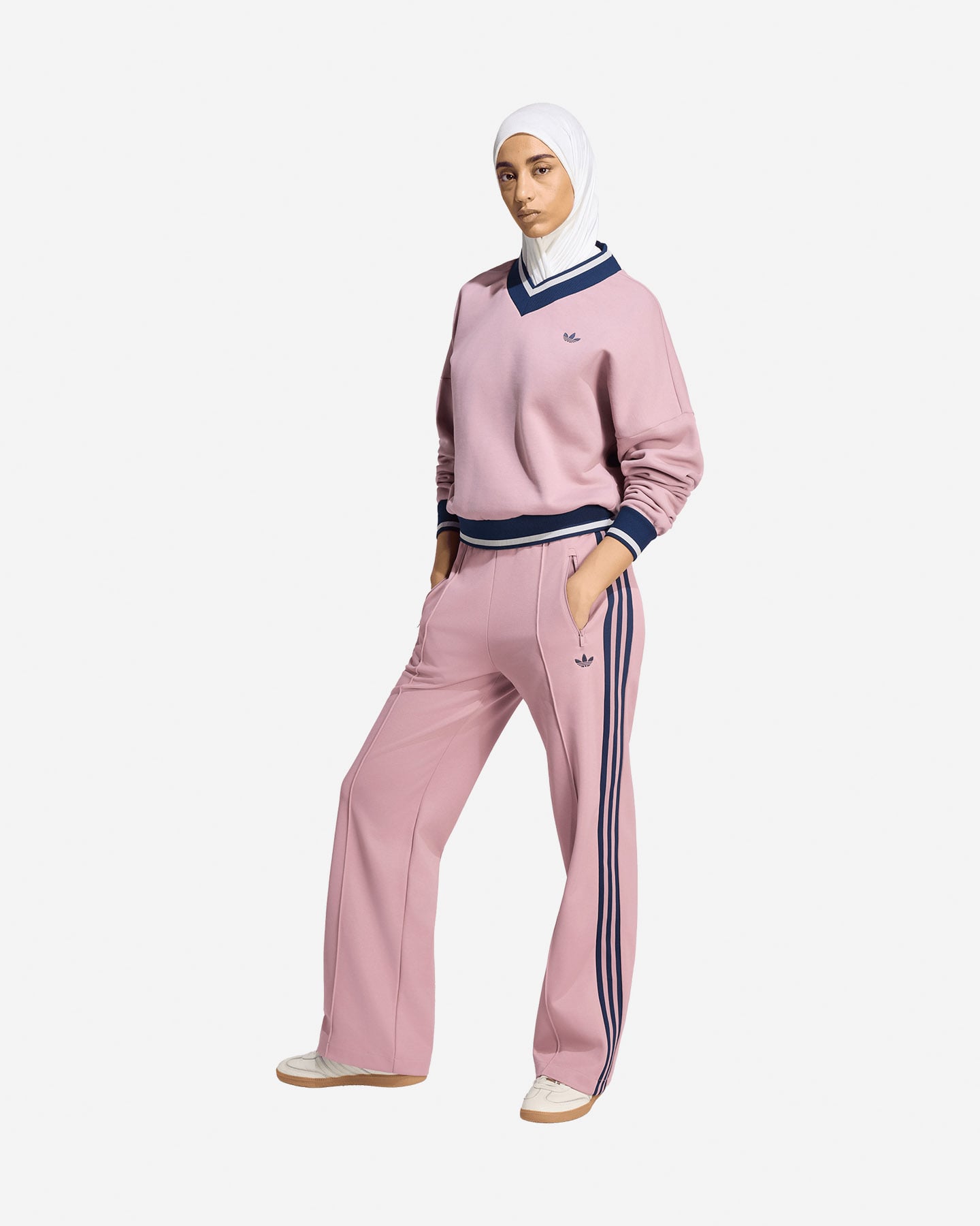 Pantalone ADIDAS BECKENBAUER W - Rosa - 2 | Cisalfa Sport