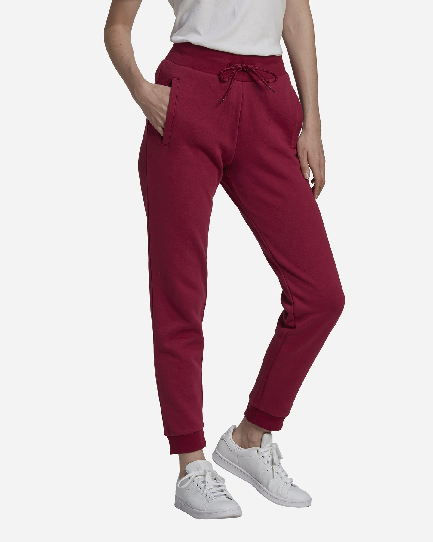 Pantalone ADIDAS ESSENTIALS SLIM W - Rosso - 3 | Cisalfa Sport