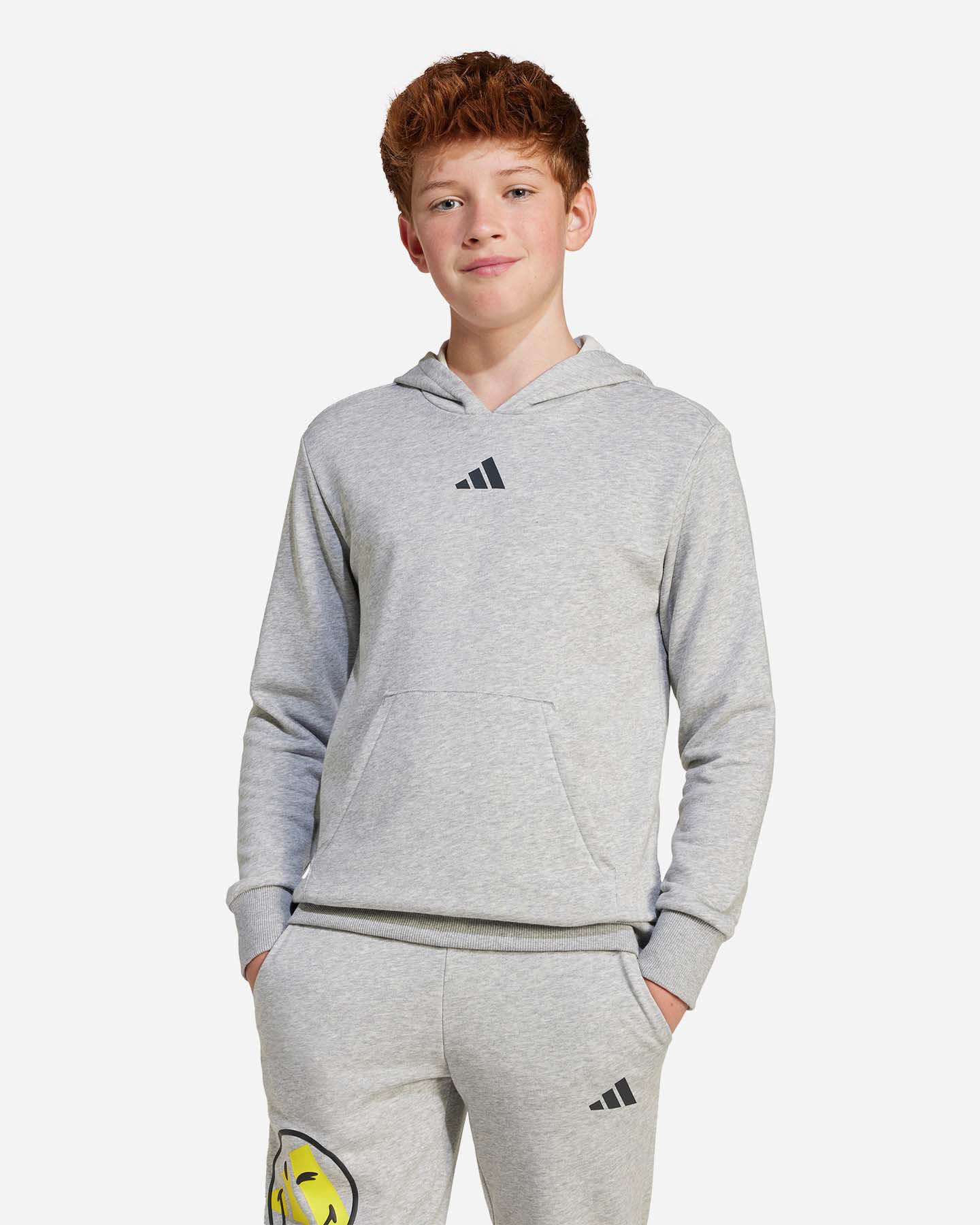 Felpa ADIDAS SMILEY JR - Grigio - 1 | Cisalfa Sport