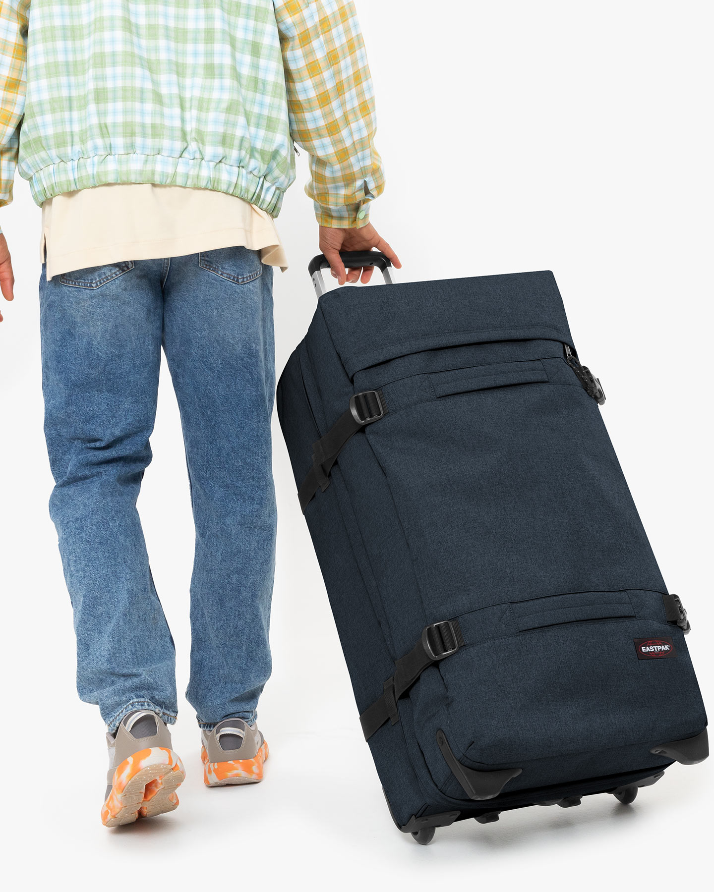 Trolley EASTPAK TRANSIT'R L TRIPLE DENIM - Blu - 3 | Cisalfa Sport