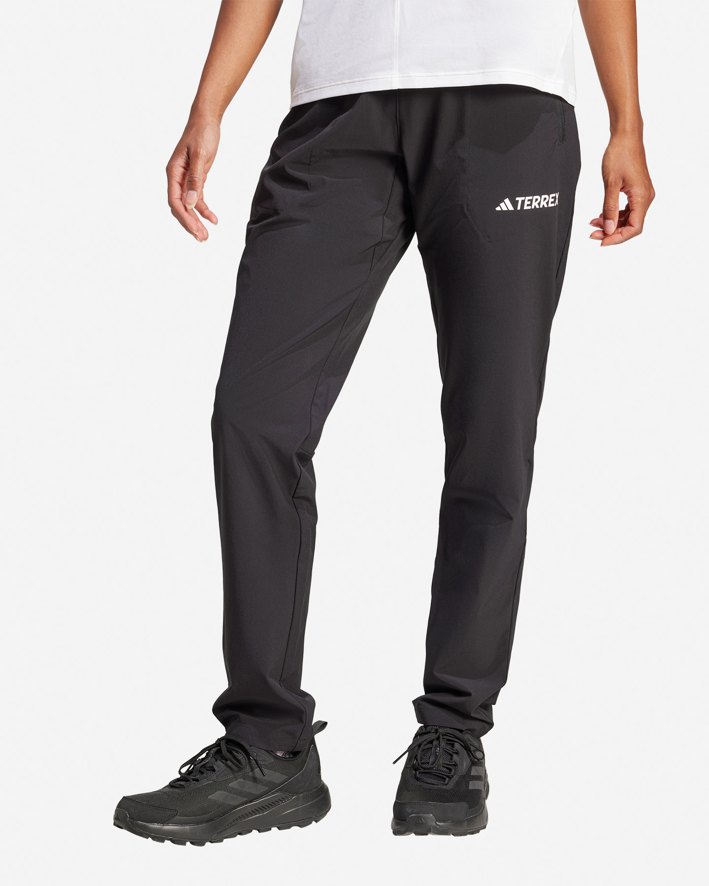 Pantalone outdoor ADIDAS MT ESSENTIAL W - Nero - 1 | Cisalfa Sport