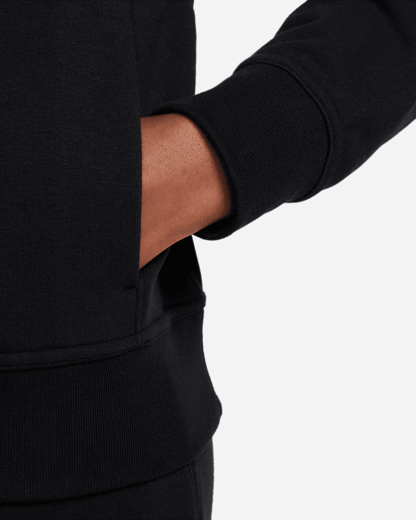 Felpa training NIKE DRI FIT SMALL LOGO W - Nero - 2 | Cisalfa Sport