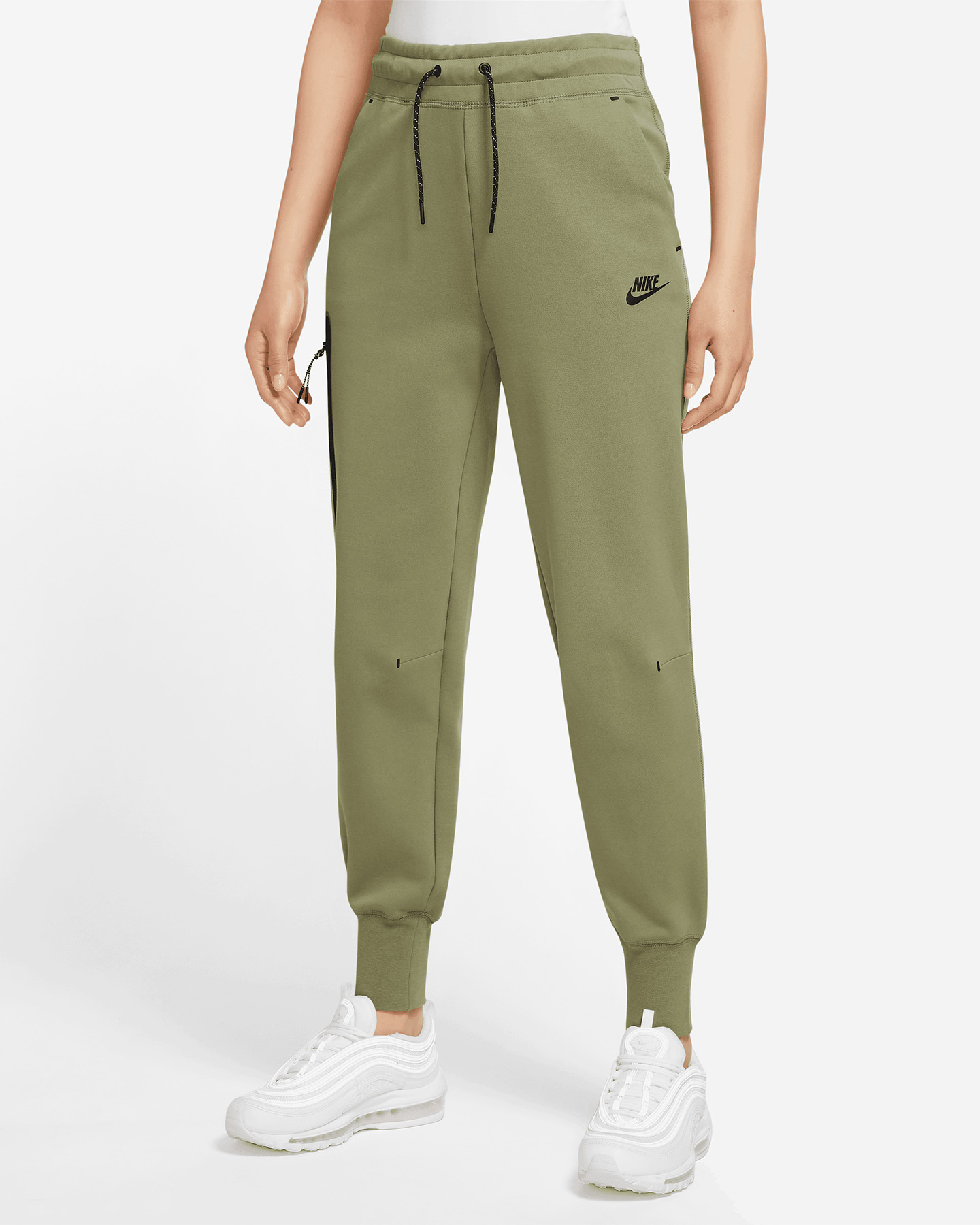 Pantalone NIKE TECH FLEECE NEW W - Verde - 0 | Cisalfa Sport