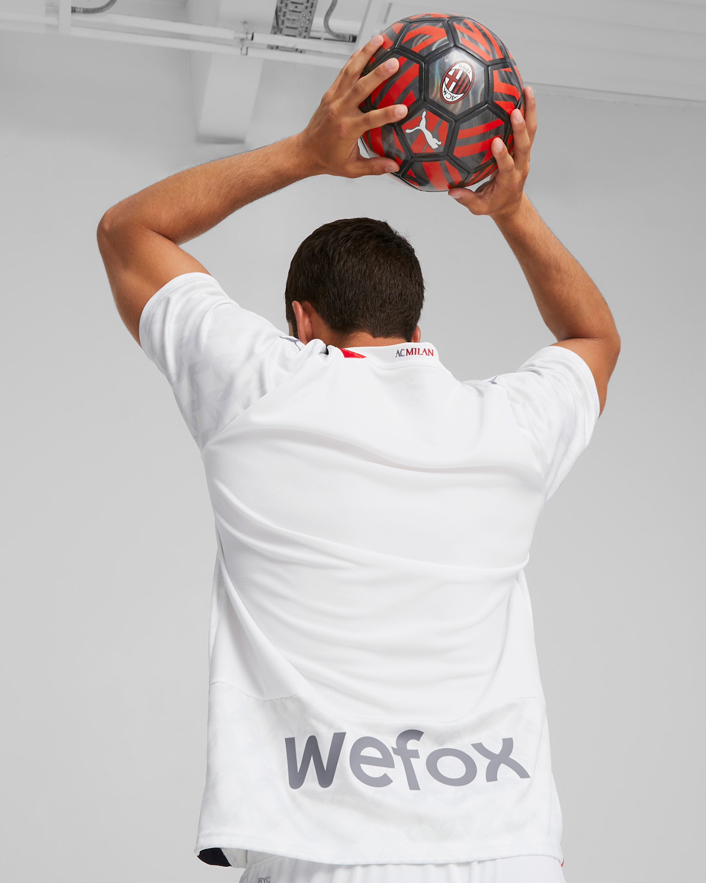 Maglia calcio ufficiale PUMA MILAN AWAY REPLICA 23-24 M - Bianco - 4 | Cisalfa Sport