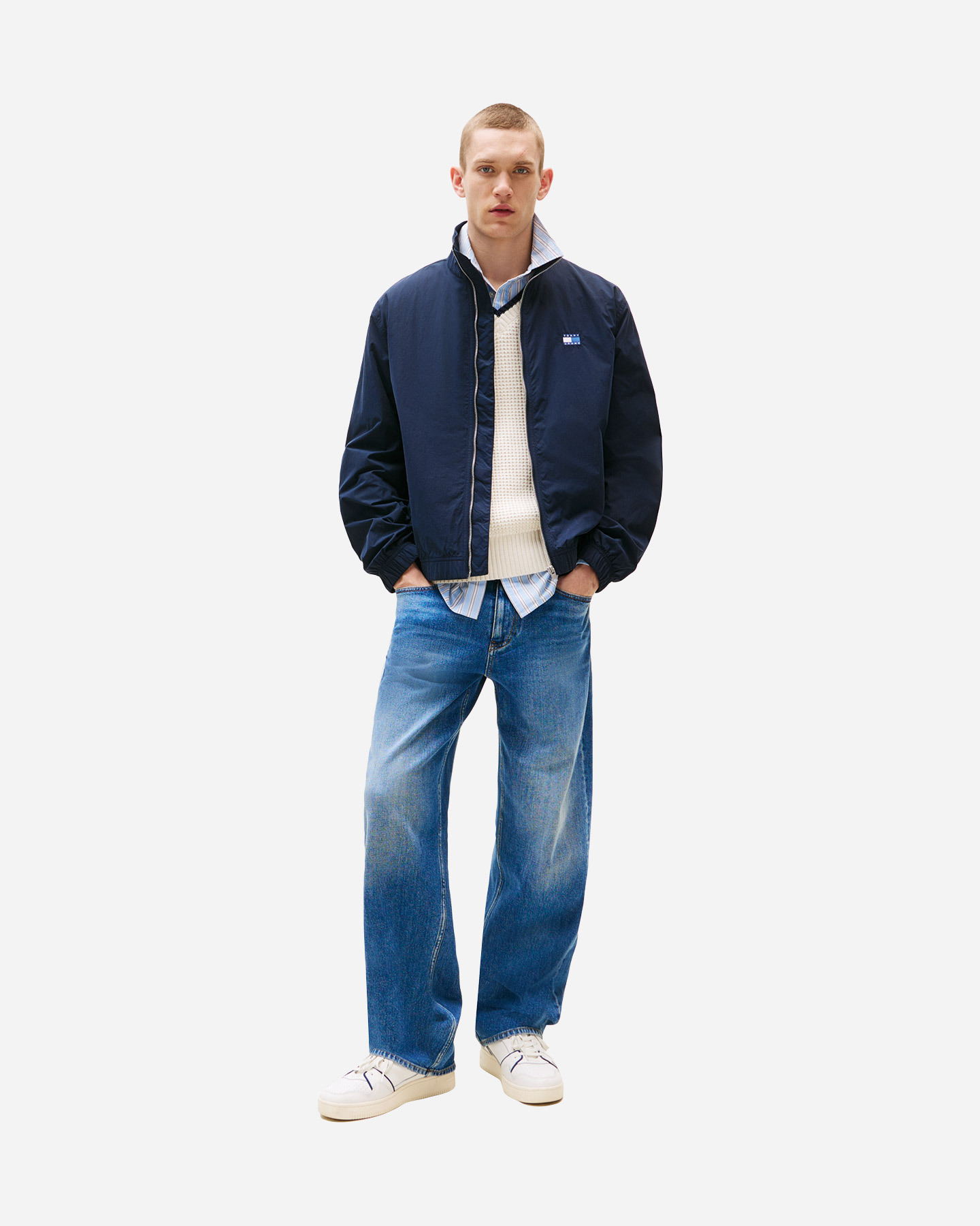 Giubbotto TOMMY HILFIGER TRACKTOP ESSENTIAL M - Blu - 1 | Cisalfa Sport