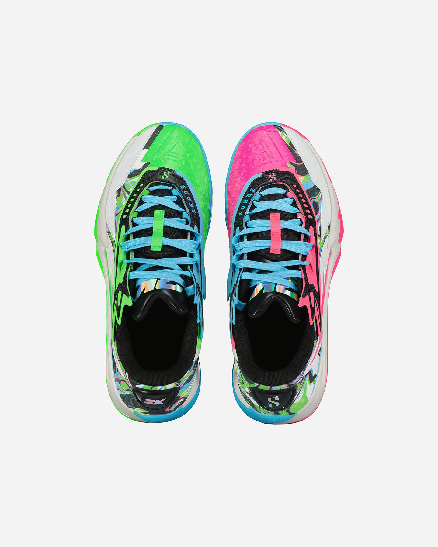 Scarpe basket PUMA SCOOT ZEROS II 2K JR - Azzurro - 4 | Cisalfa Sport