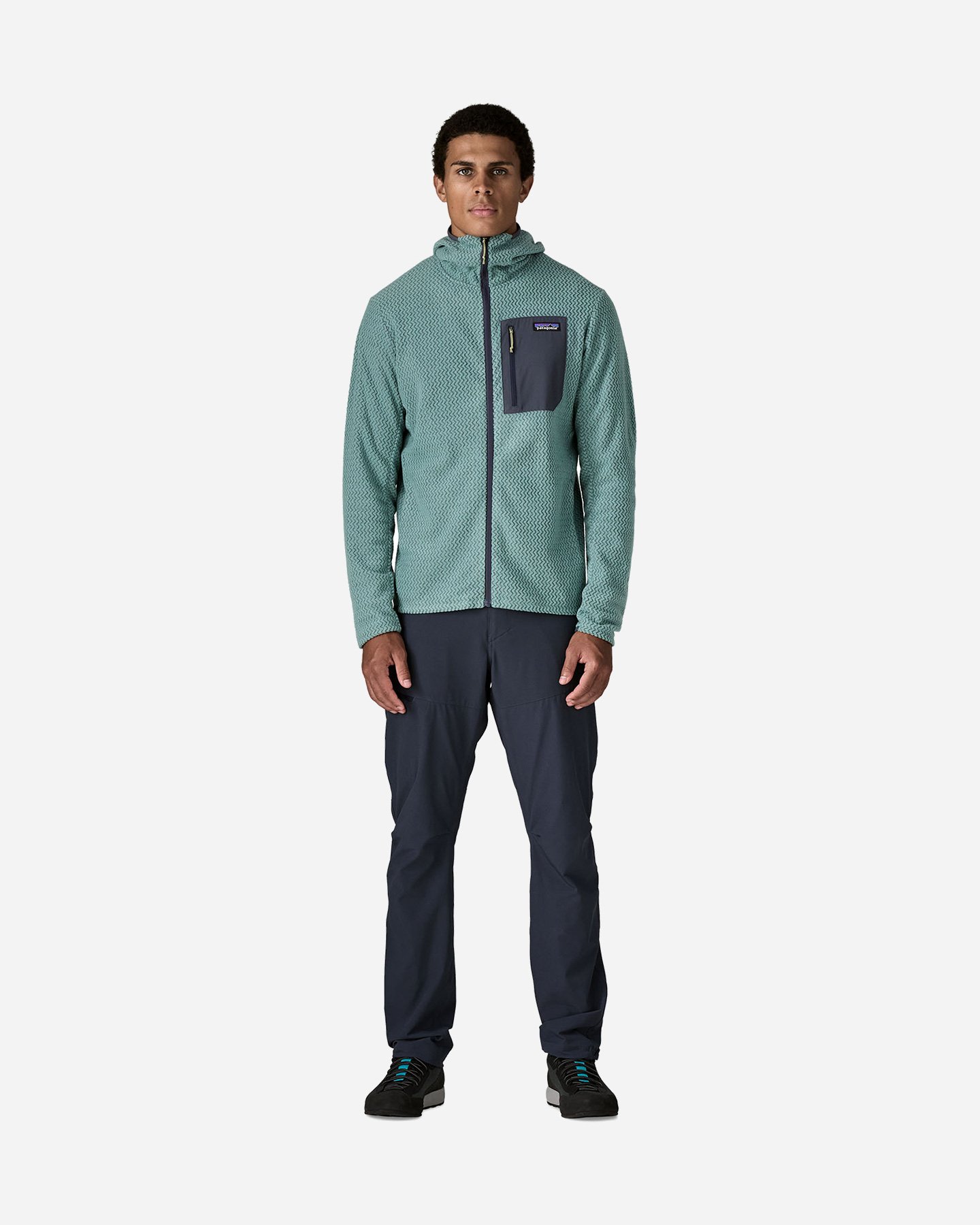 Pile PATAGONIA R1 AIR M - Blu - 2 | Cisalfa Sport