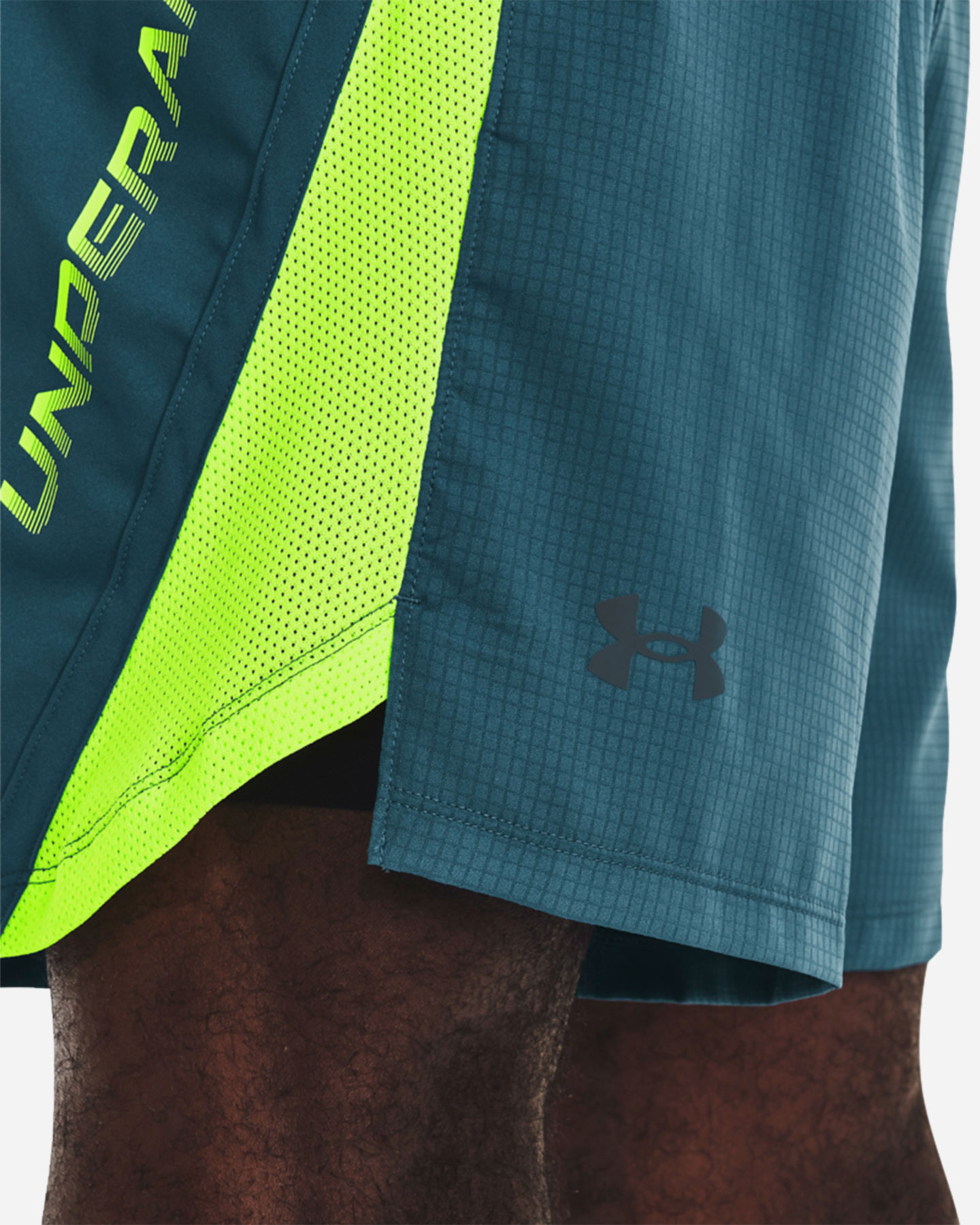 Short running UNDER ARMOUR LAUNCH 7'' GRAPHIC M - Blu - 3 | Cisalfa Sport