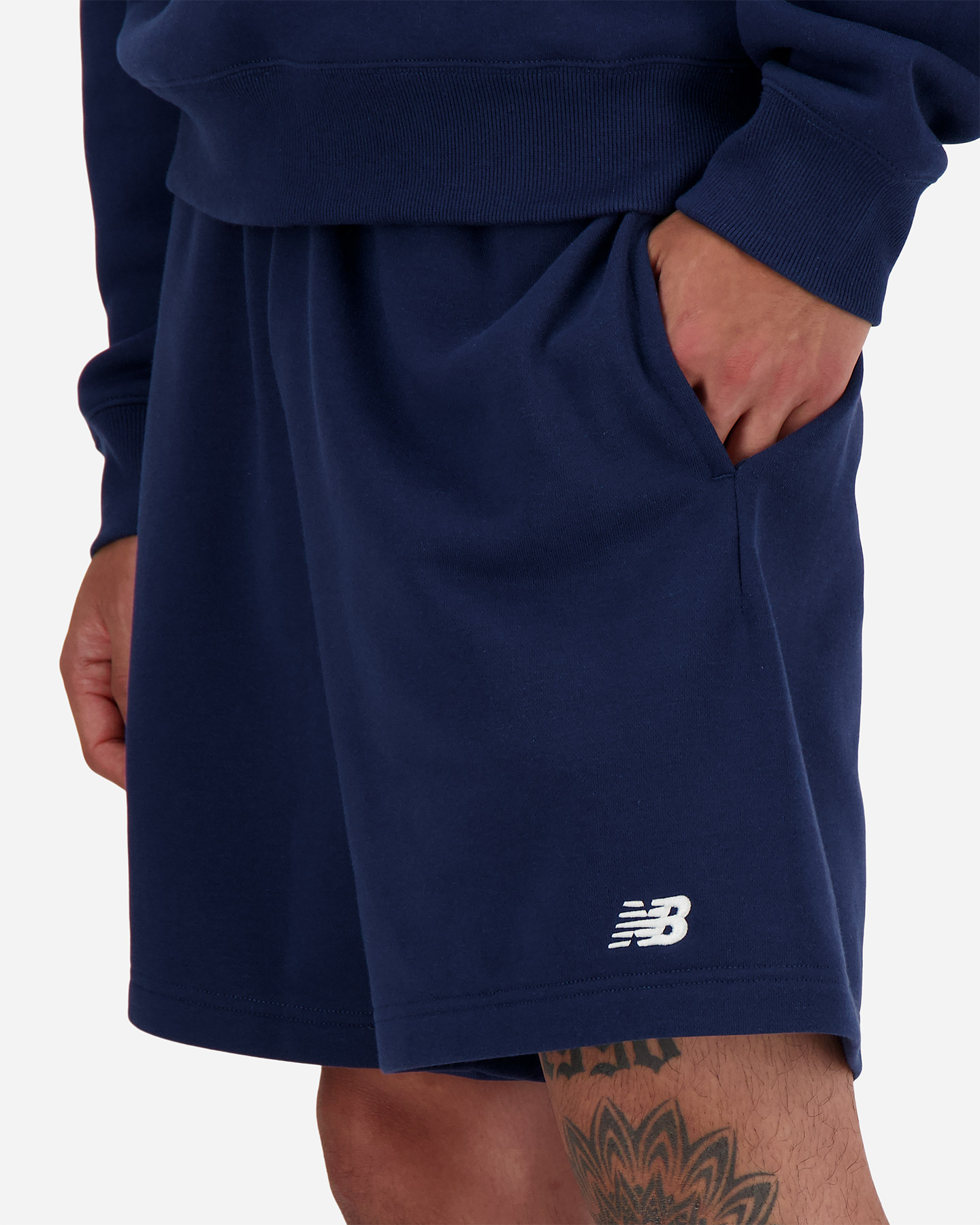Pantaloncini NEW BALANCE ESSENTIAL SMALL LOGO M - Blu Navy - 3 | Cisalfa Sport