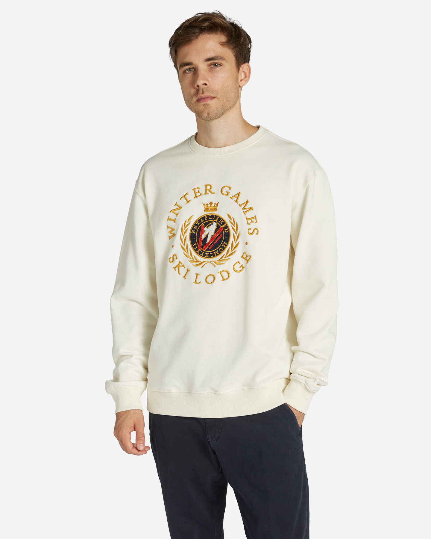 Felpa BEST COMPANY WINTER GAMES M - Beige - 0 | Cisalfa Sport