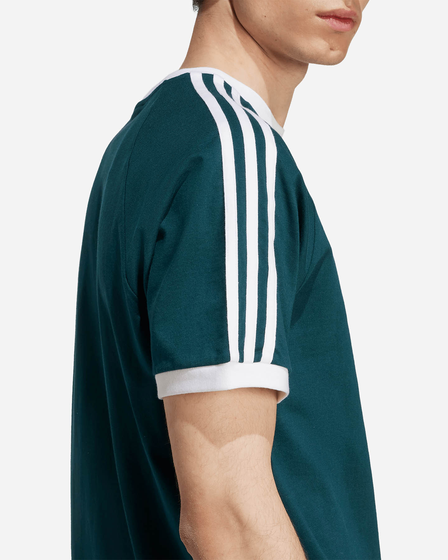 T-shirt ADIDAS 3STRIPES M - Verde - 5 | Cisalfa Sport
