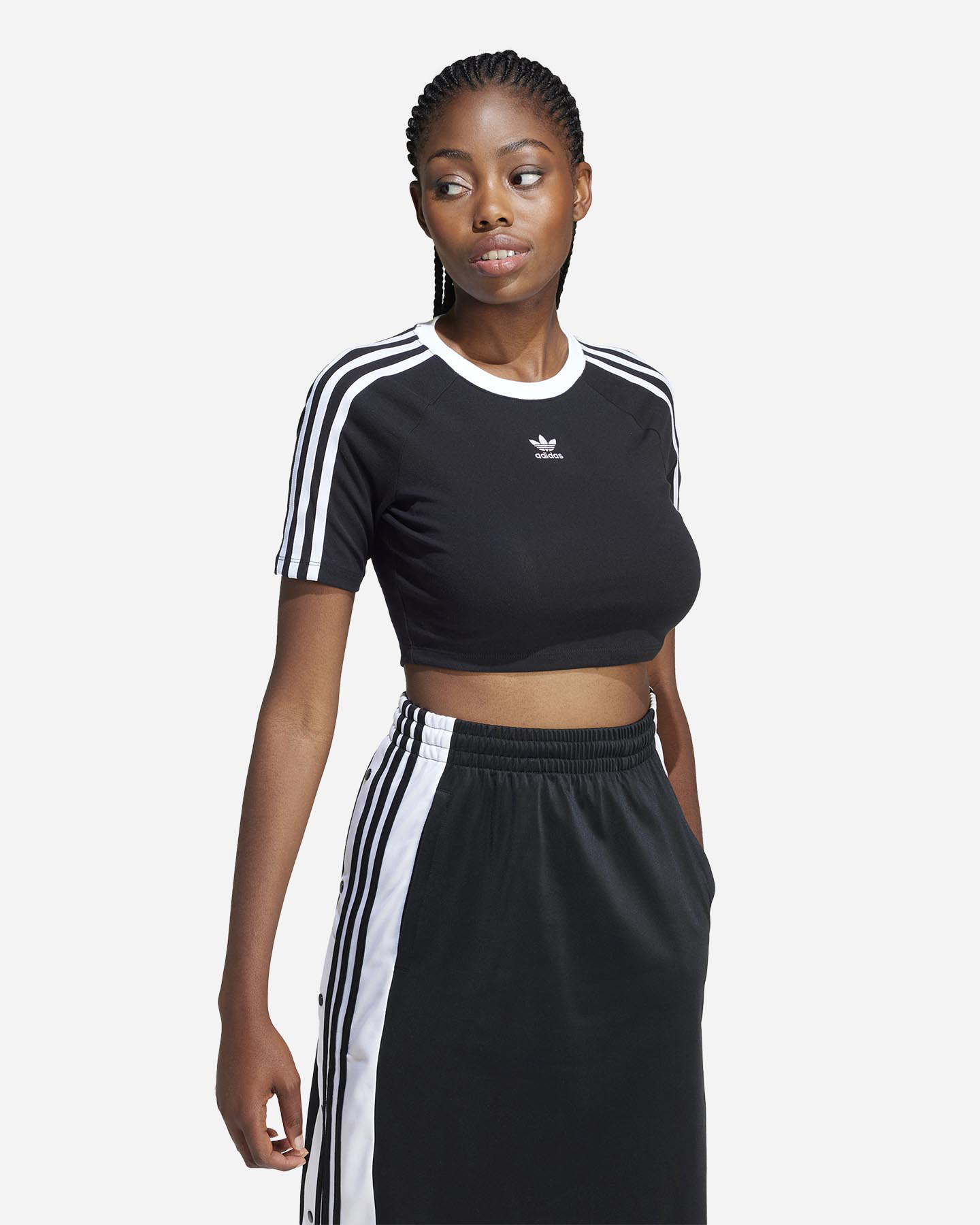 T-shirt ADIDAS ORIGINAL 3STRIPES W - Nero - 1 | Cisalfa Sport