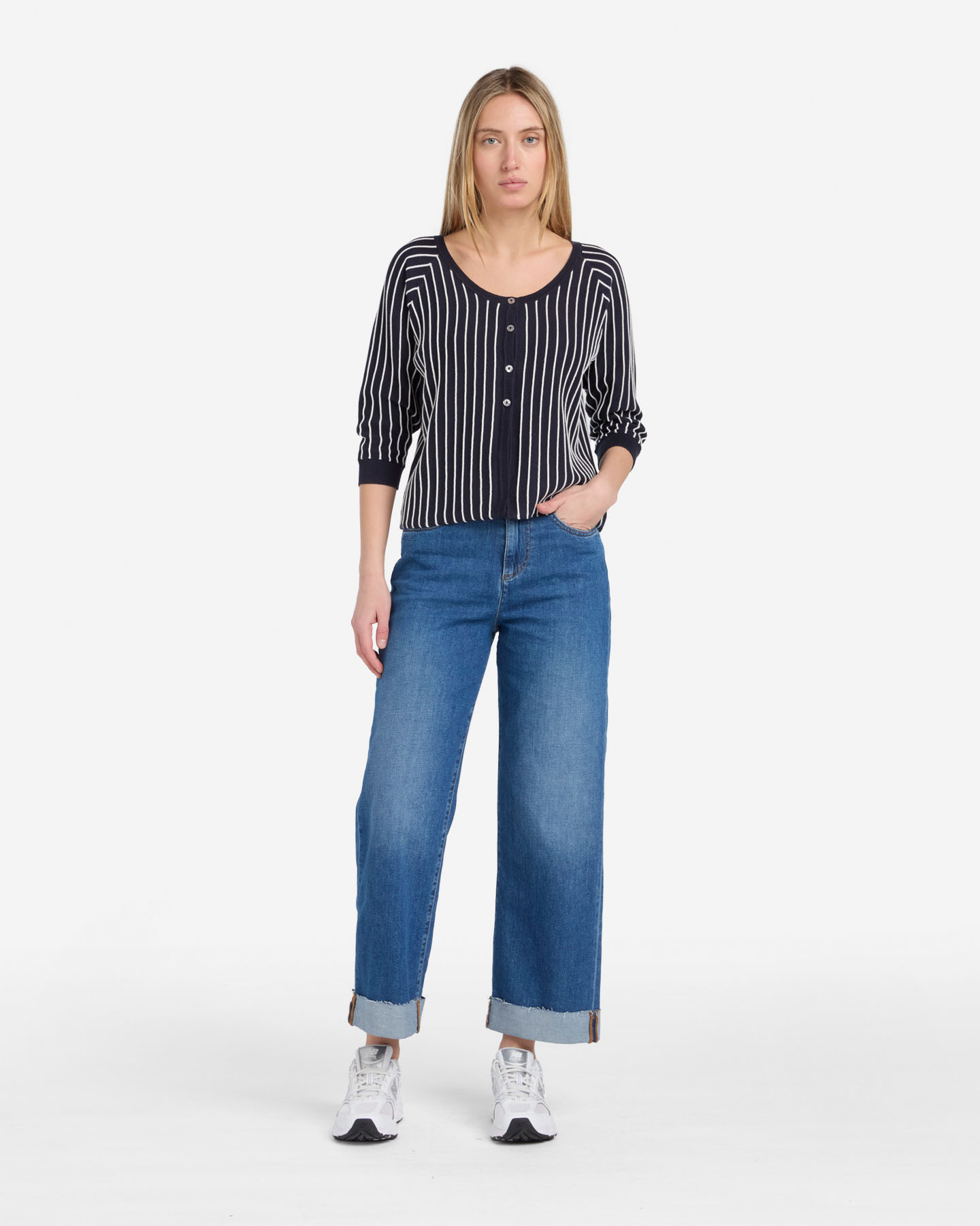 Cardigan DACK'S ESSENTIAL W - Blu - 4 | Cisalfa Sport