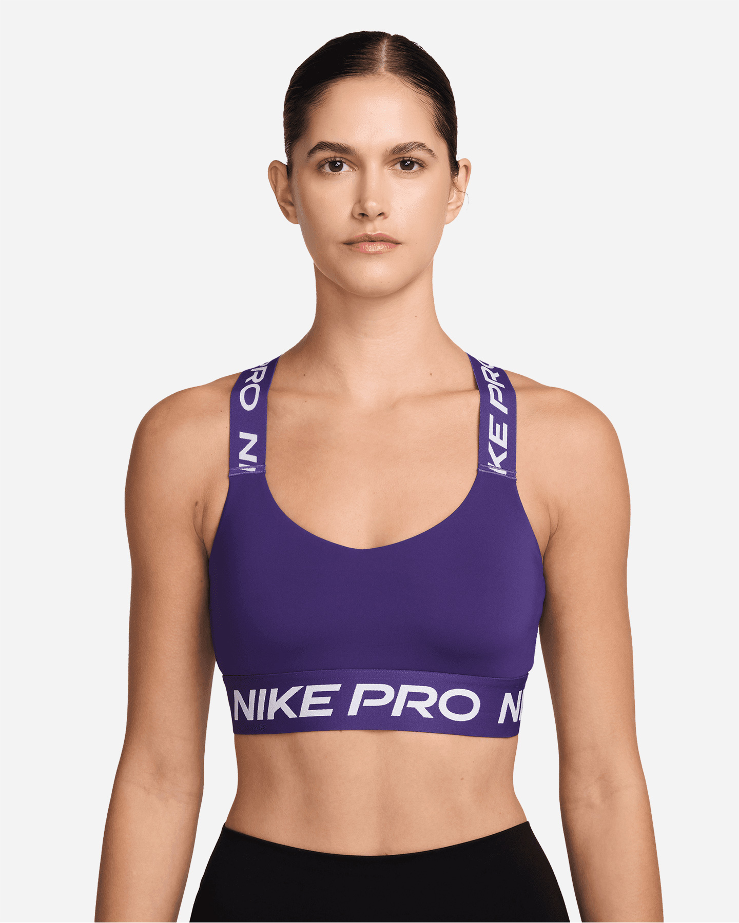 Bra training NIKE LS NK PRO ELASTIC LOGO W - Viola - 0 | Cisalfa Sport