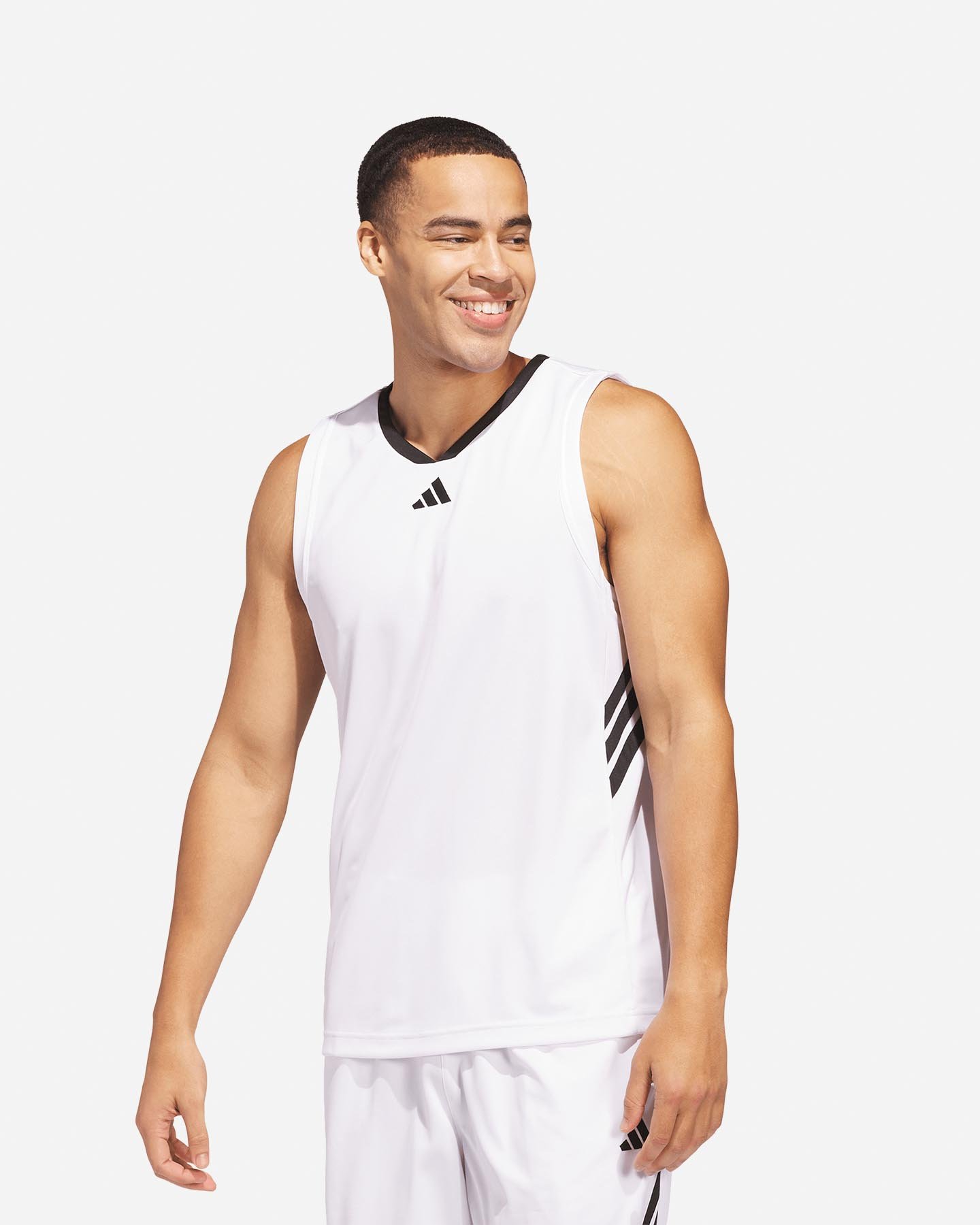 Maglia basket ADIDAS LEGENDS BADGE OF SPORT M - Bianco - 1 | Cisalfa Sport