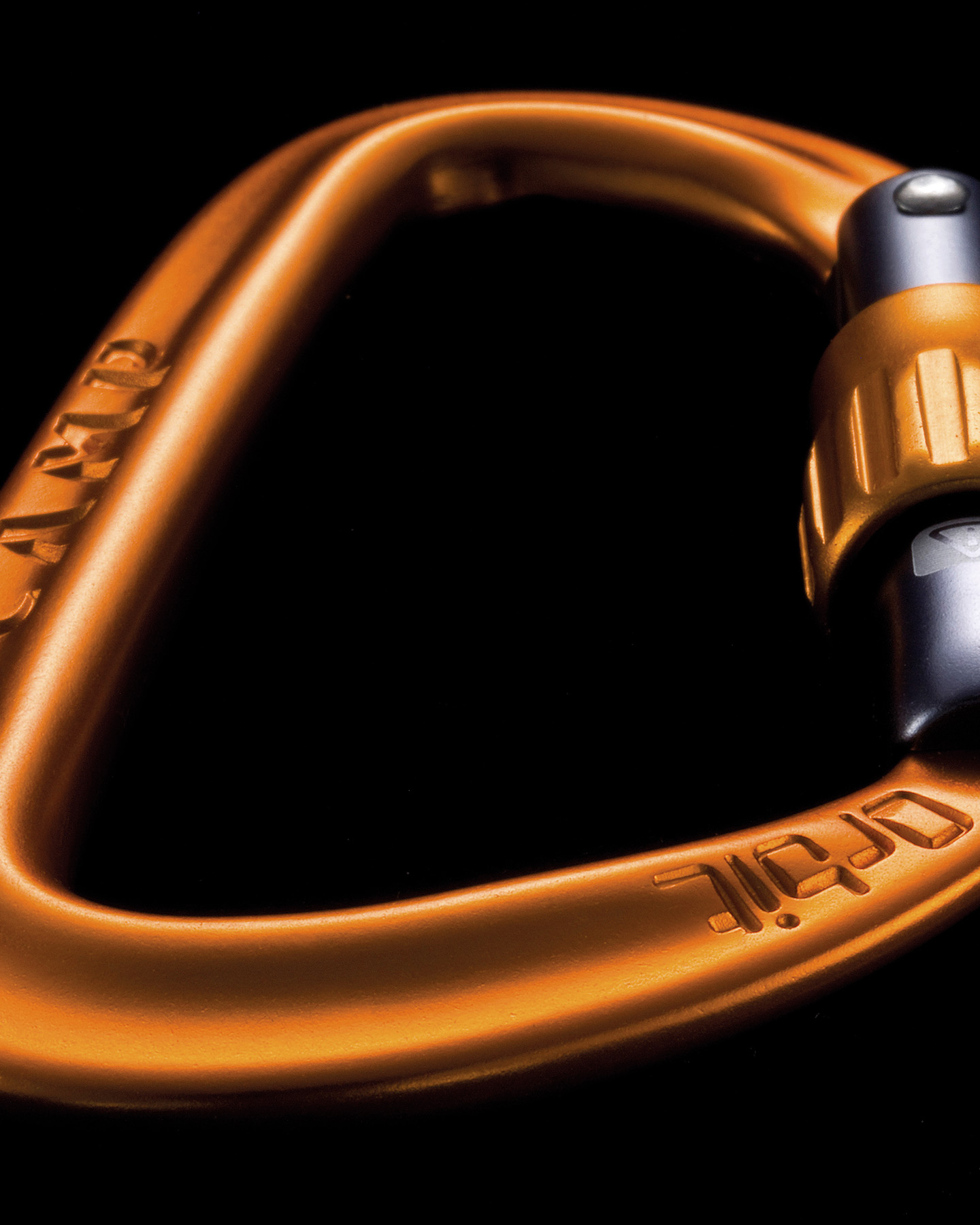 Moschettone CAMP ORBIT LOCK  - Arancione - 3 | Cisalfa Sport