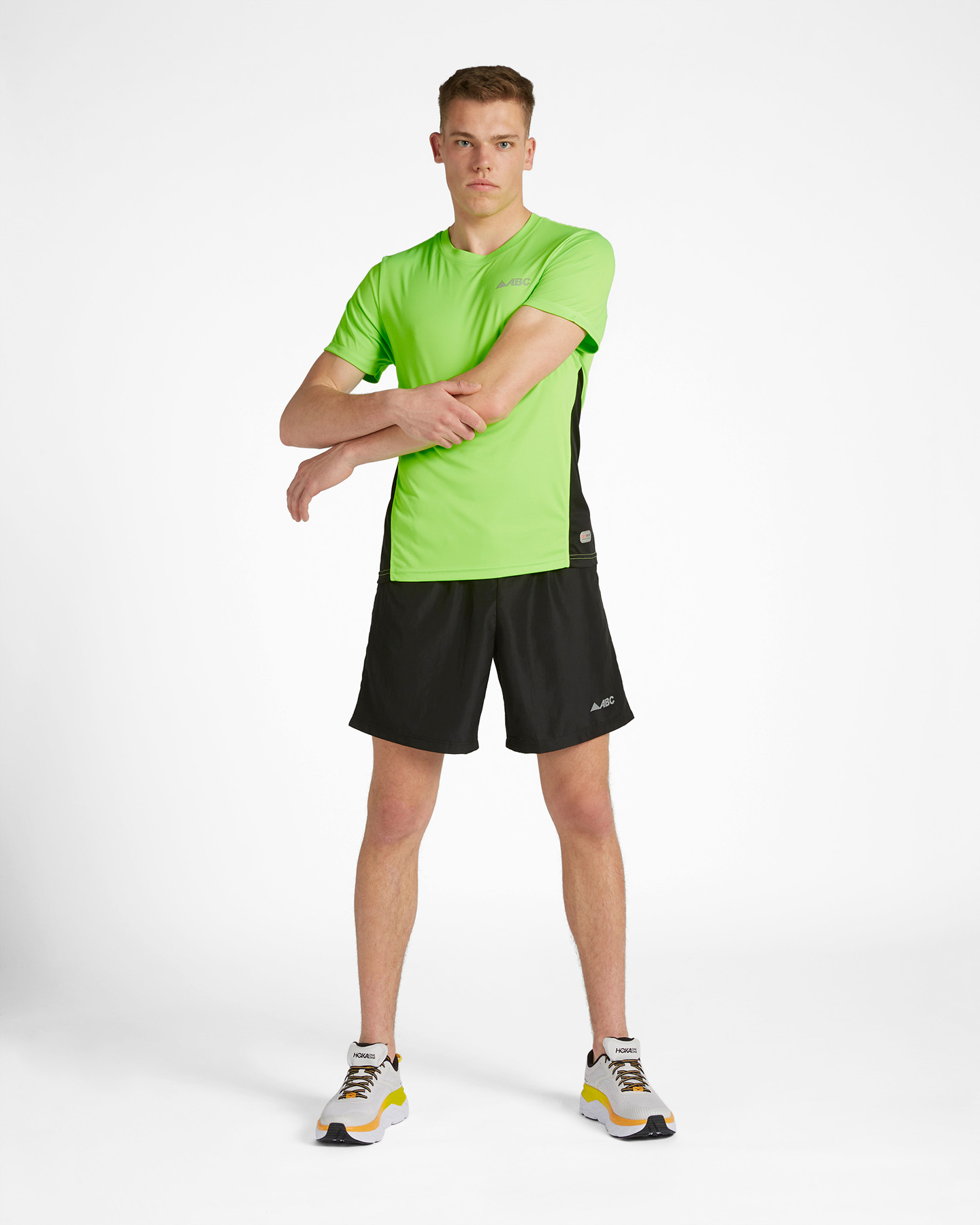 T-shirt running ABC TECH GEKO M - Verde - 1 | Cisalfa Sport