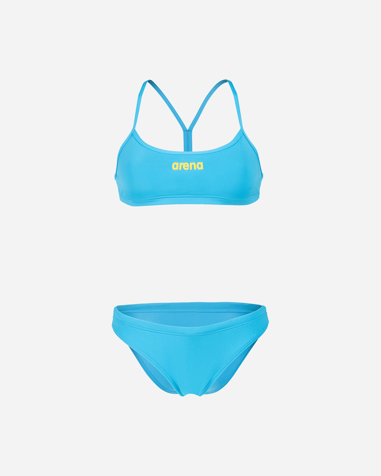 Costume piscina ARENA BANDEAU SOLID W - Azzurro - 0 | Cisalfa Sport