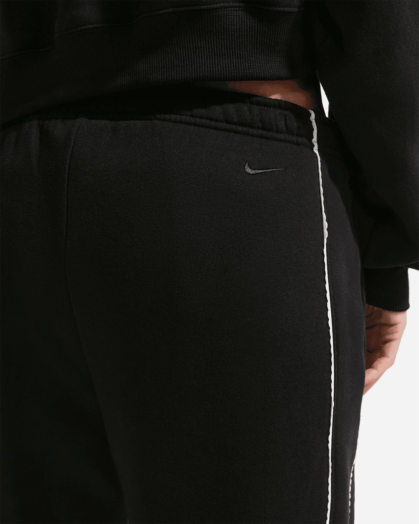 Pantalone training NIKE WIDE LEG SCLOP W - Nero - 5 | Cisalfa Sport