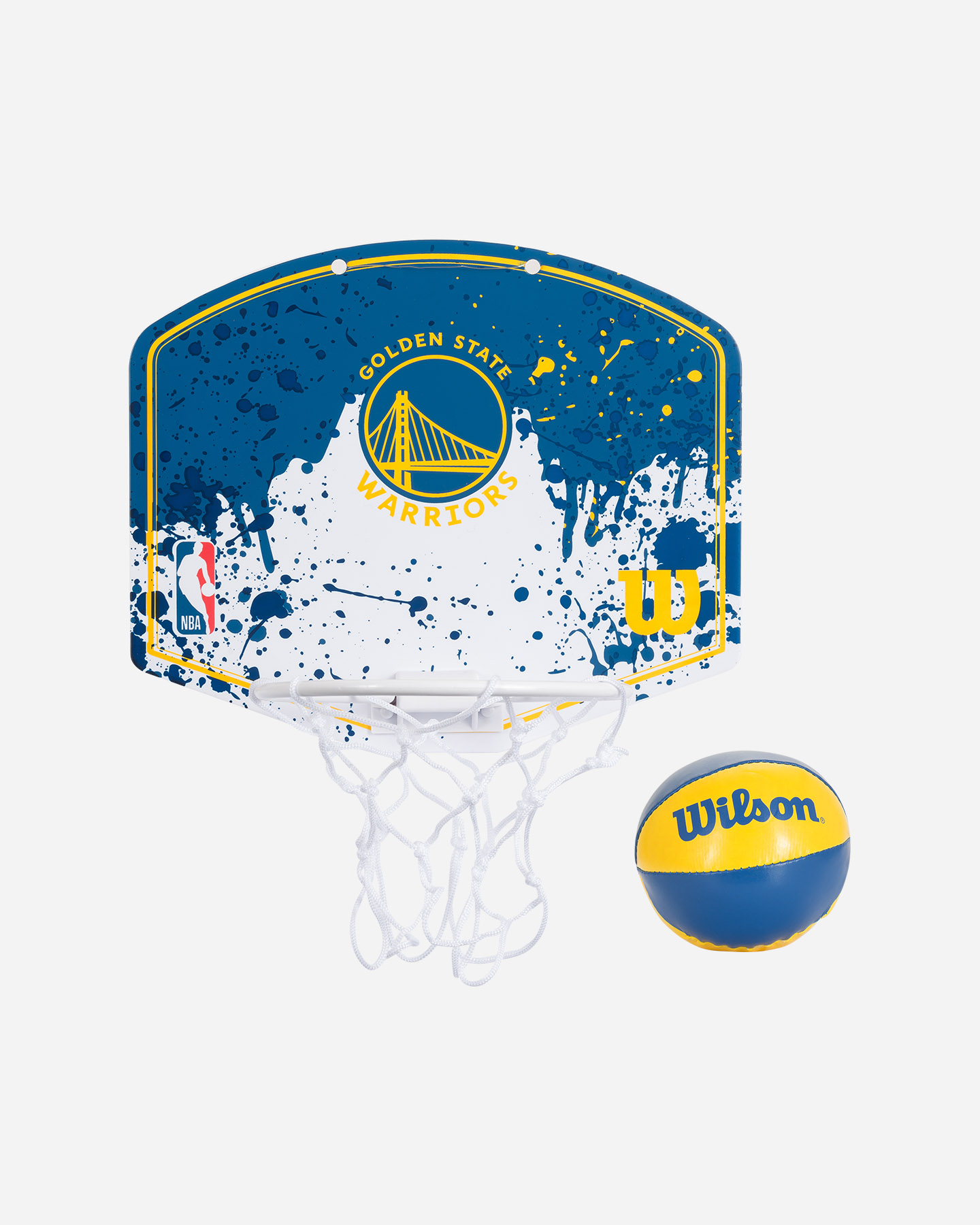 Wilson Nba Team Golden State Warriors - Mini Canestro - Blu