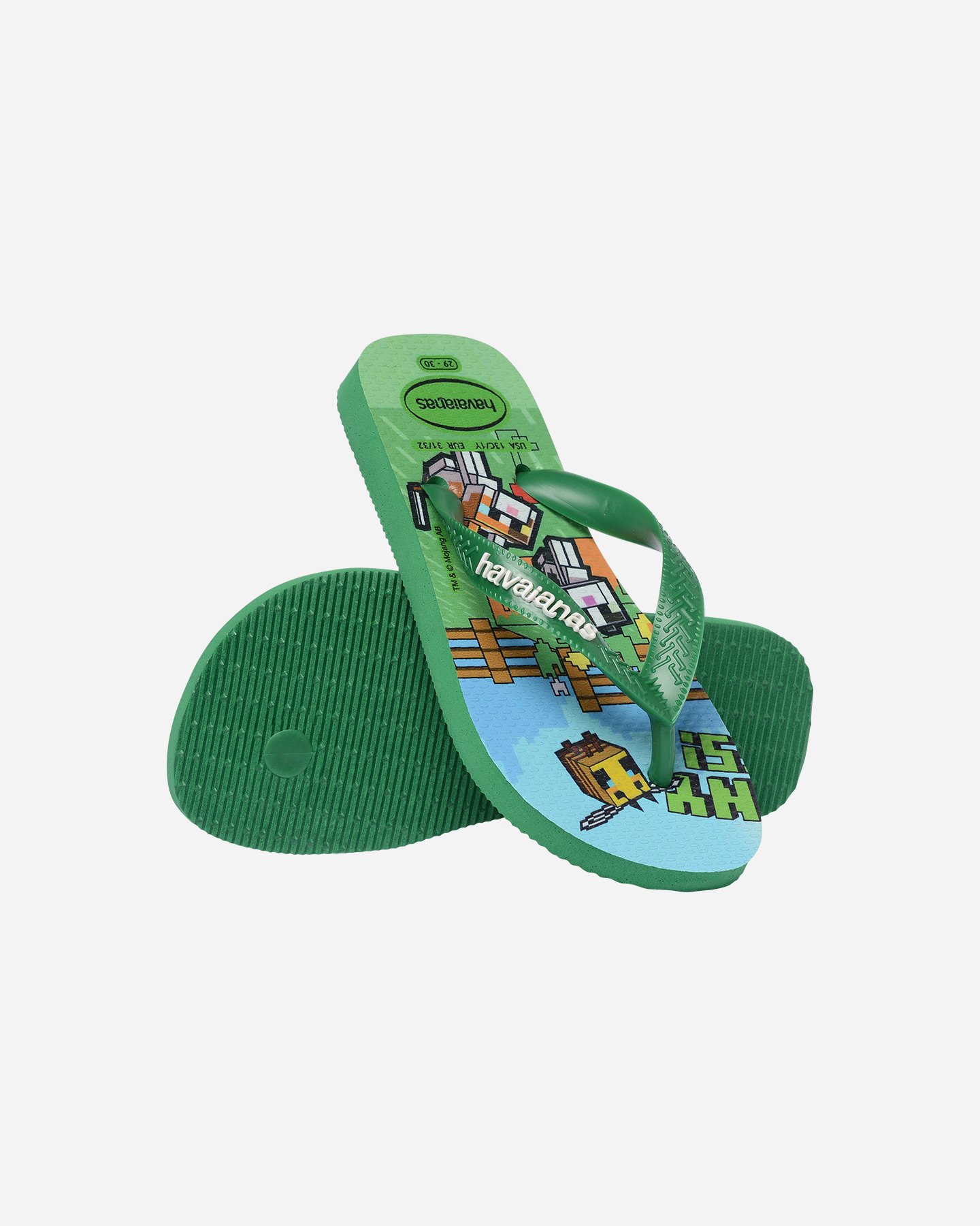 Infradito HAVAIANAS MINECRAFT JR - Verde - 1 | Cisalfa Sport
