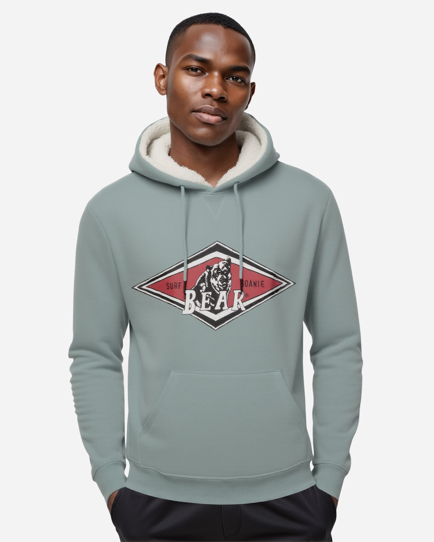 Felpa BEAR ESSENTIAL RIDER M - Azzurro - 2 | Cisalfa Sport