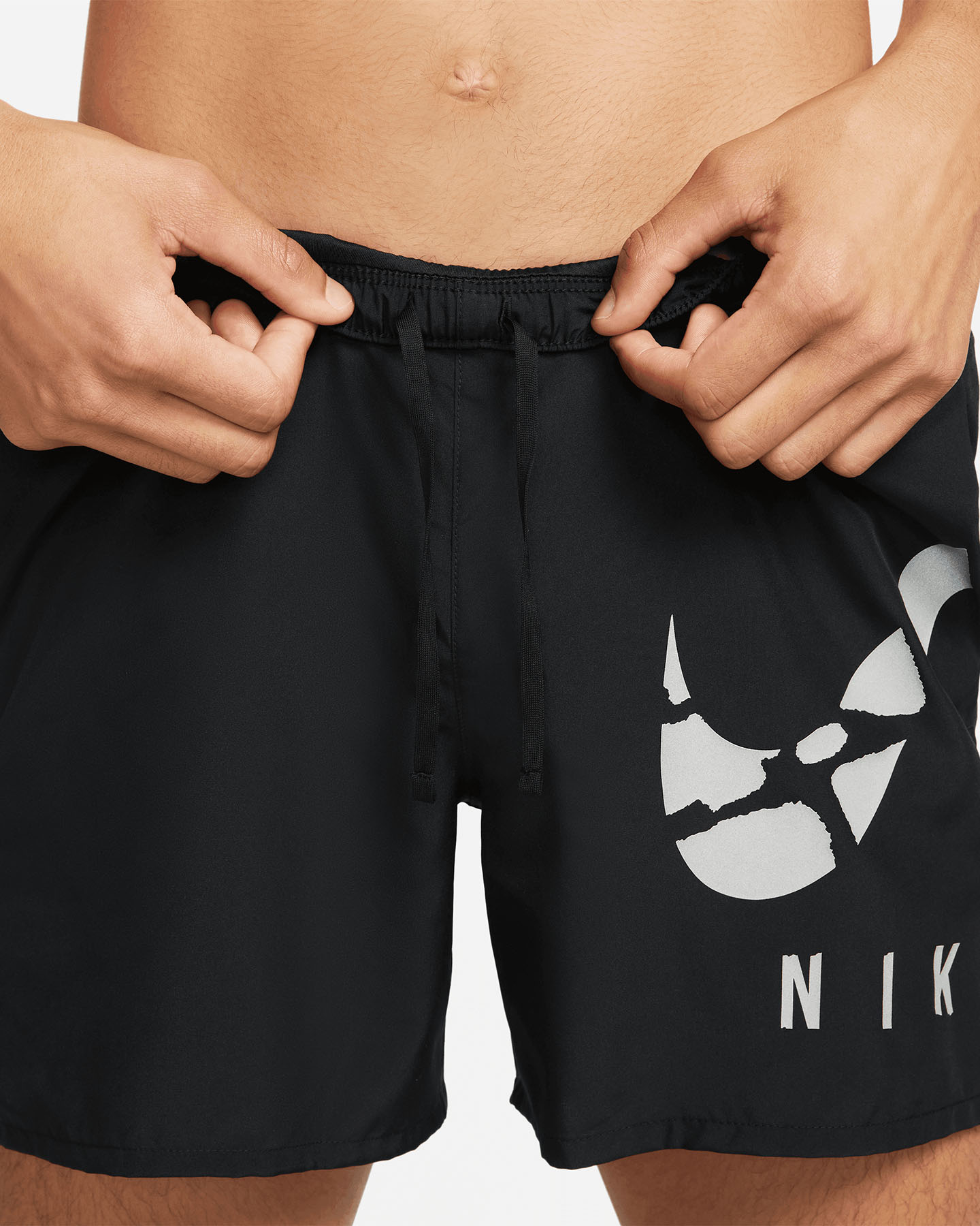 Short running NIKE DRI FIT CHALLENGER 5BF RUN DIVISION M - Nero - 4 | Cisalfa Sport