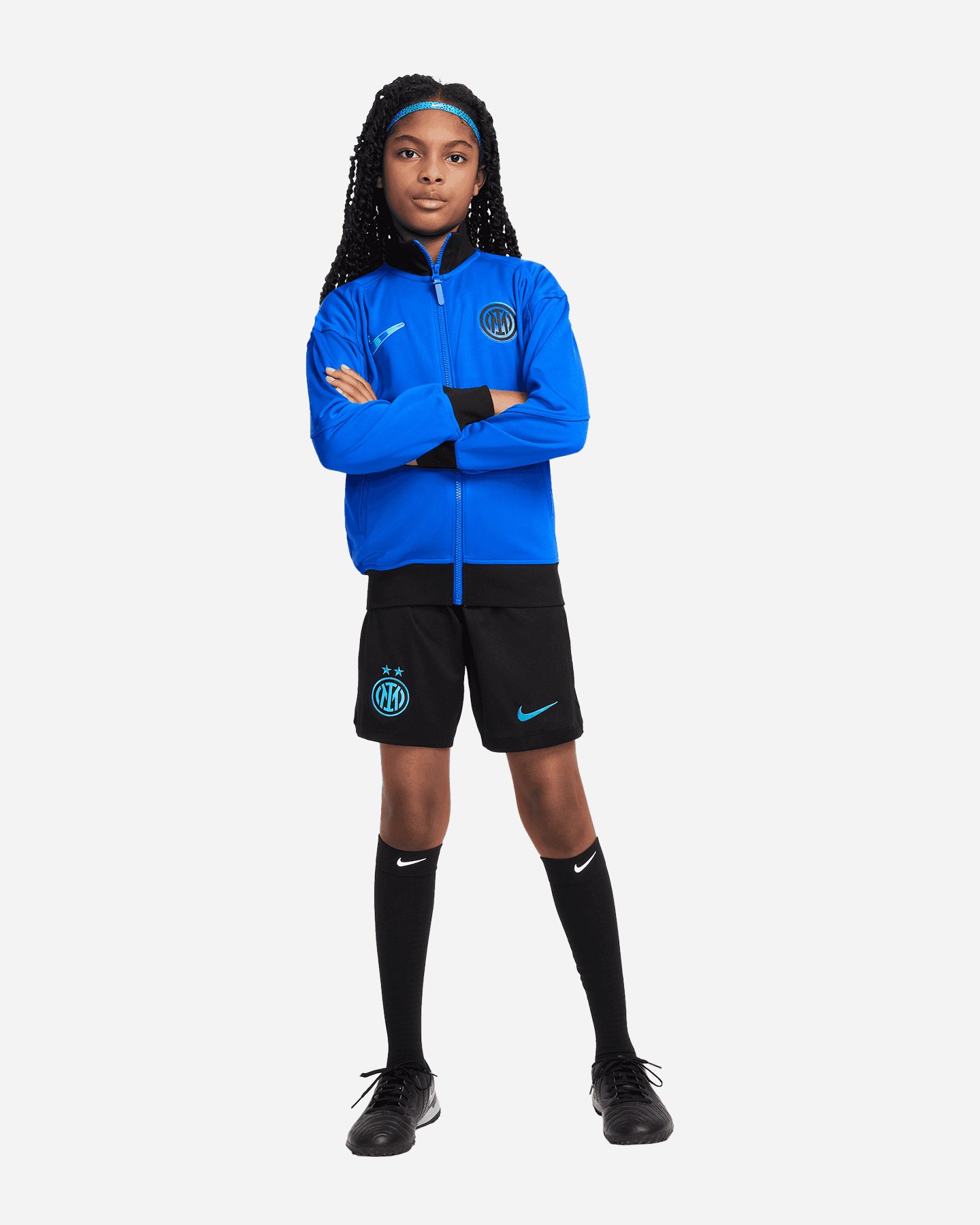 Pantaloncini calcio ufficiali NIKE INTER 25-26 HOME STADIUM JR - Color mix - 3 | Cisalfa Sport