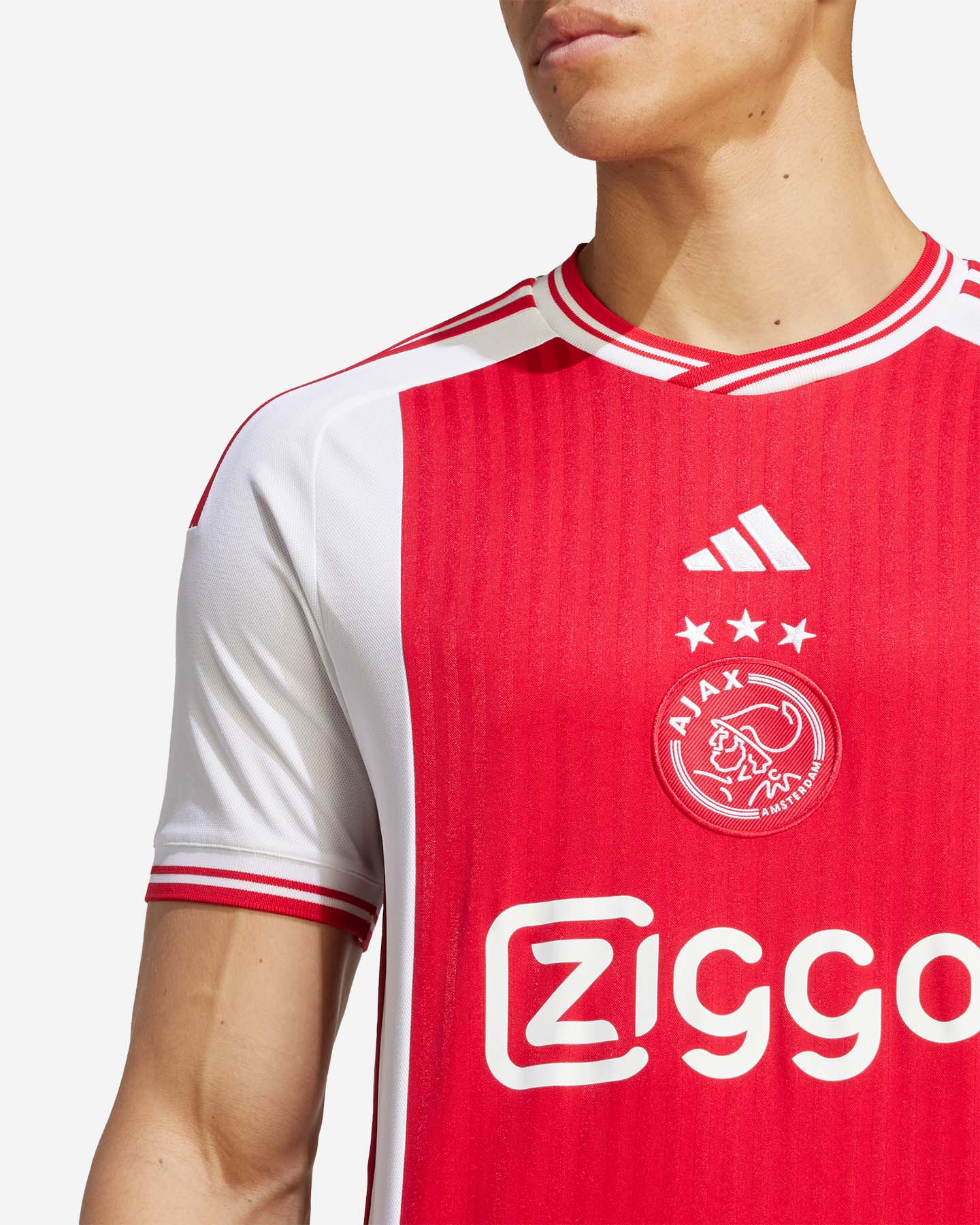Maglia calcio ufficiale ADIDAS AJAX HOME 23-24 M - Bianco - 4 | Cisalfa Sport