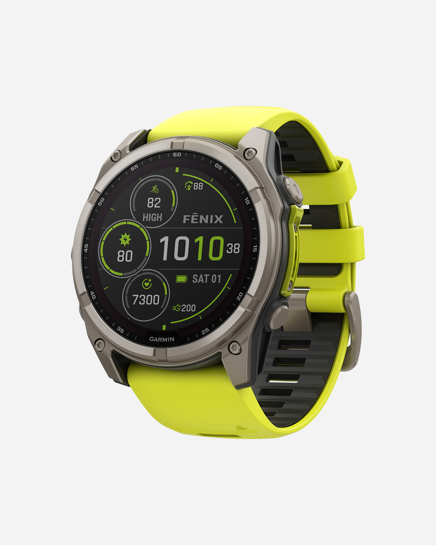 Orologio multifunzione GARMIN FENIX 8 SOLAR 51MM SAPPHIRE  - Giallo - 2 | Cisalfa Sport