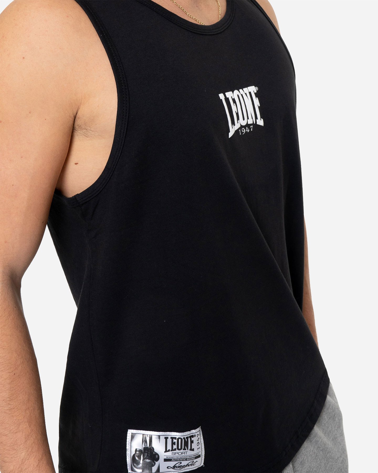 Canotta LEONE SMALL LOGO M - Nero - 4 | Cisalfa Sport