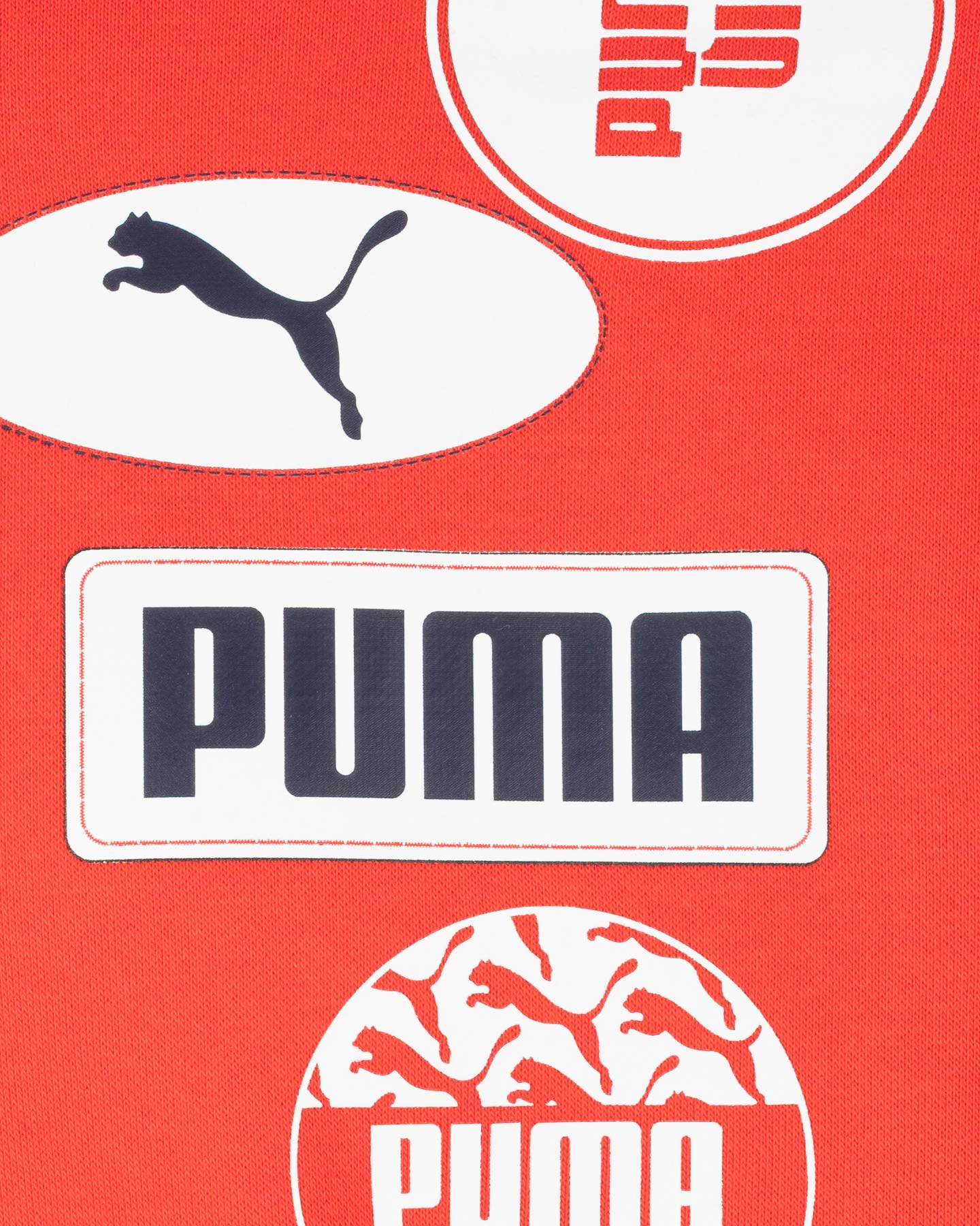 Felpa PUMA GFX LOGO LAB M - Rosso - 2 | Cisalfa Sport