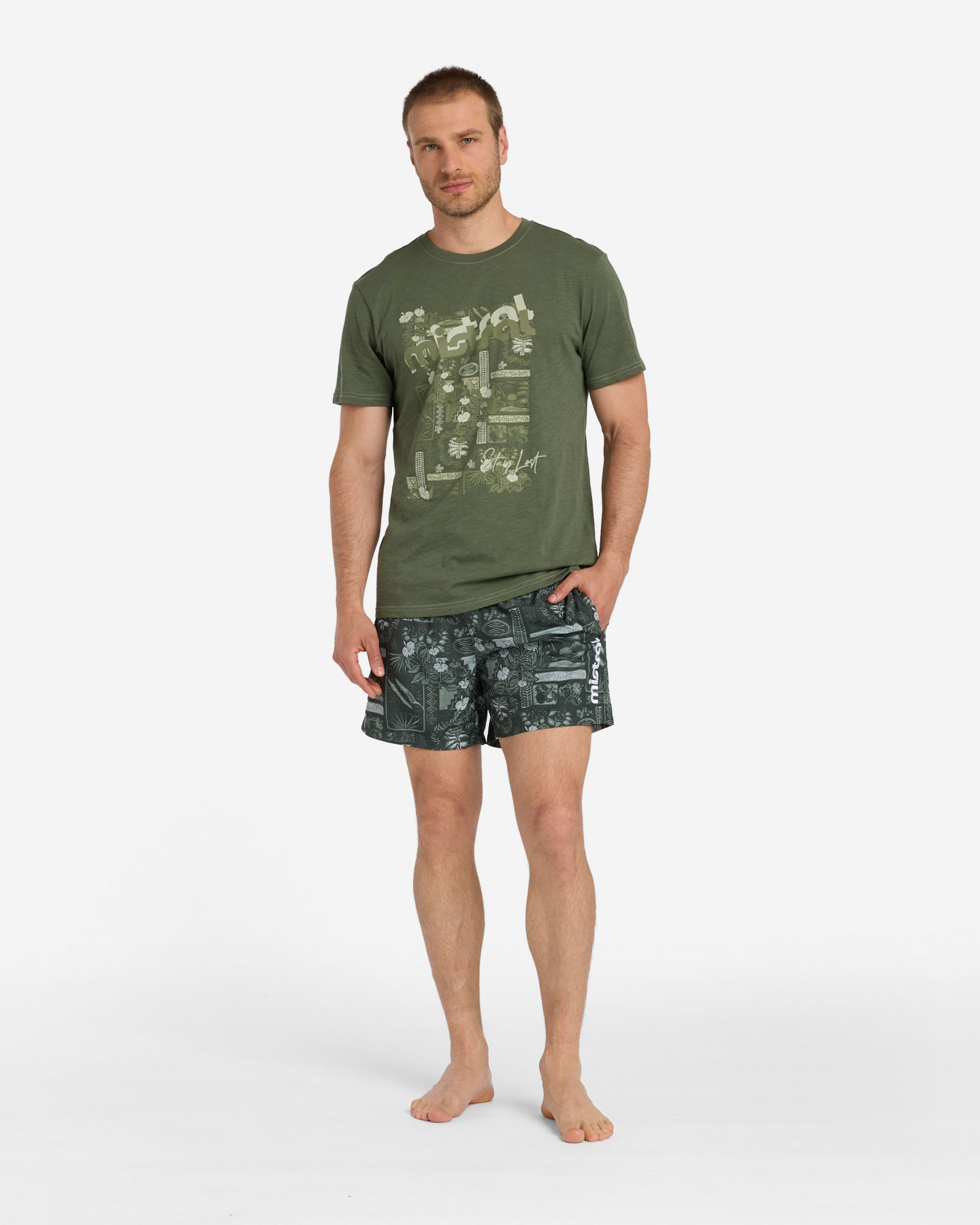T-shirt MISTRAL SALTY WAVES M - Verde - 2 | Cisalfa Sport
