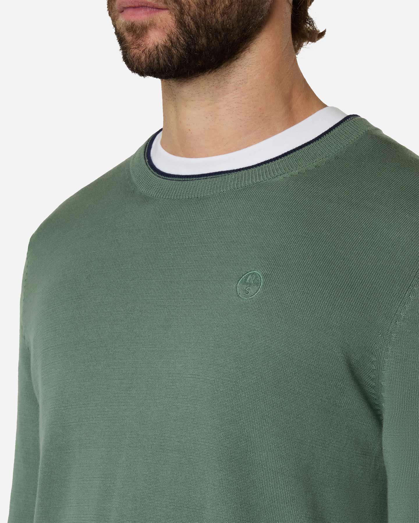 Maglione NORTH SAILS BASIC M - Verde - 5 | Cisalfa Sport
