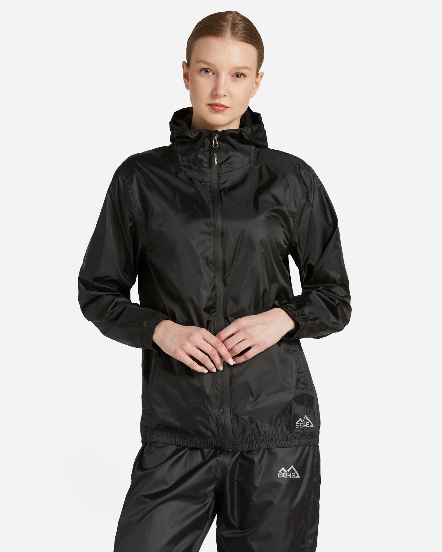 Giacca antipioggia 8848 RAIN PACKABLE W - Nero - 0 | Cisalfa Sport