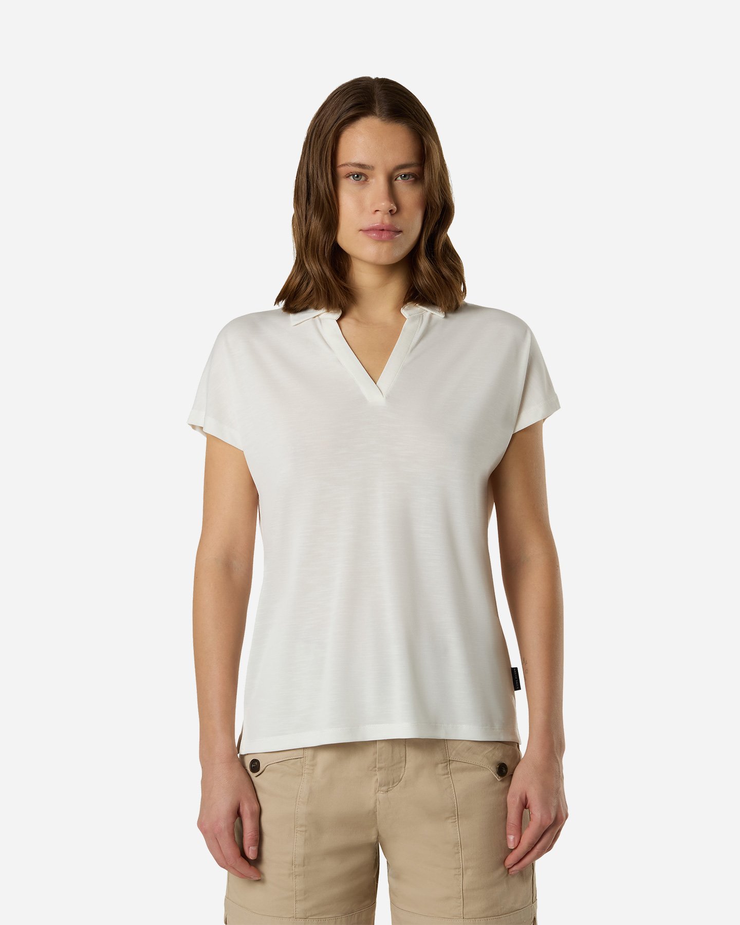 Polo NORTH SAILS SLUB MODAL W - Bianco - 1 | Cisalfa Sport