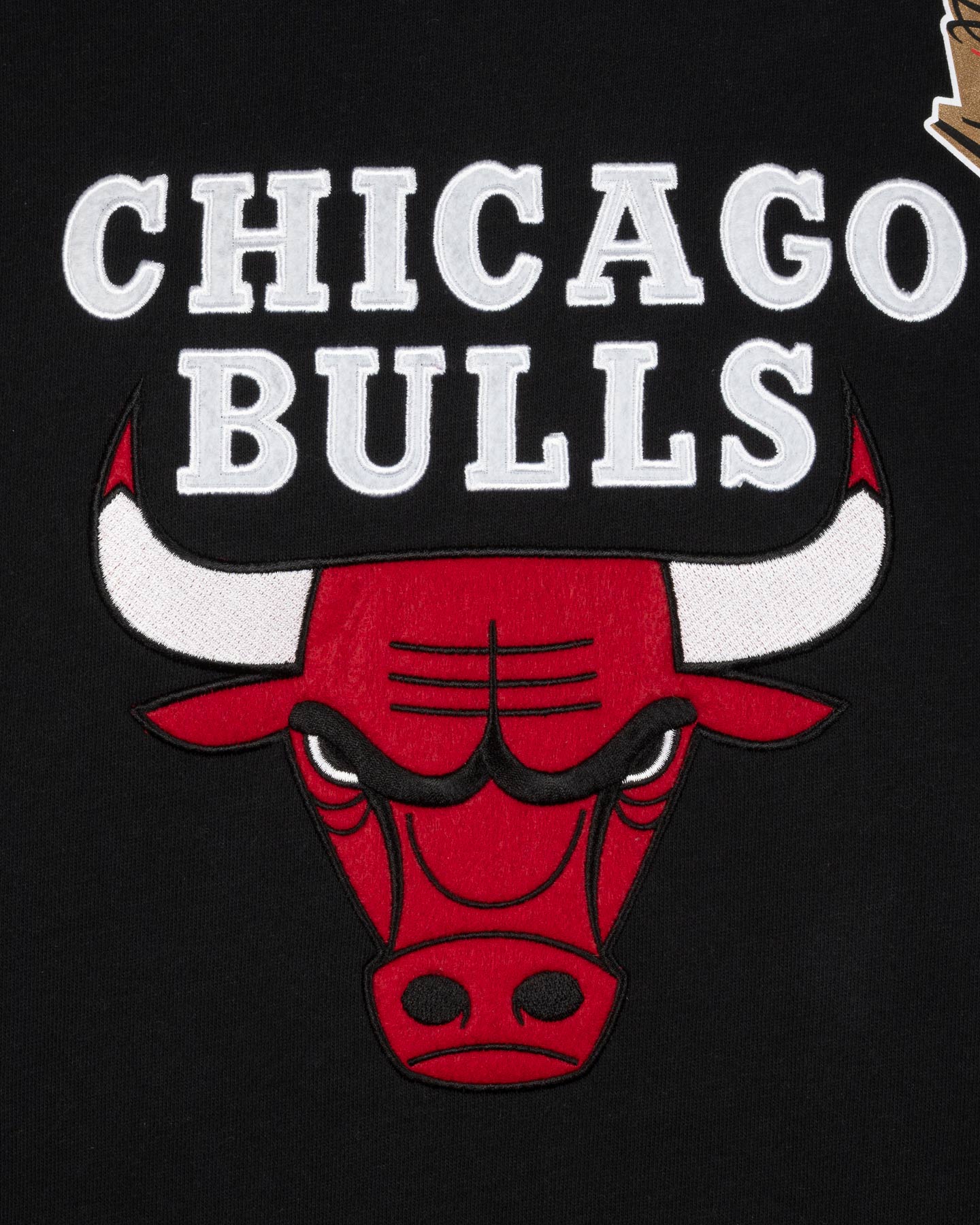 Abbigliamento basket MITCHELL&NESS TEAM ORIGINS FLEECE VINTAGE LOGO BULLS M - Nero - 2 | Cisalfa Sport